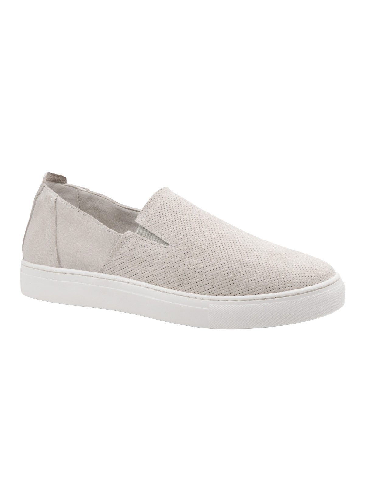 emilio adani Herren Loafer aus Veloursleder, Creme Sneaker