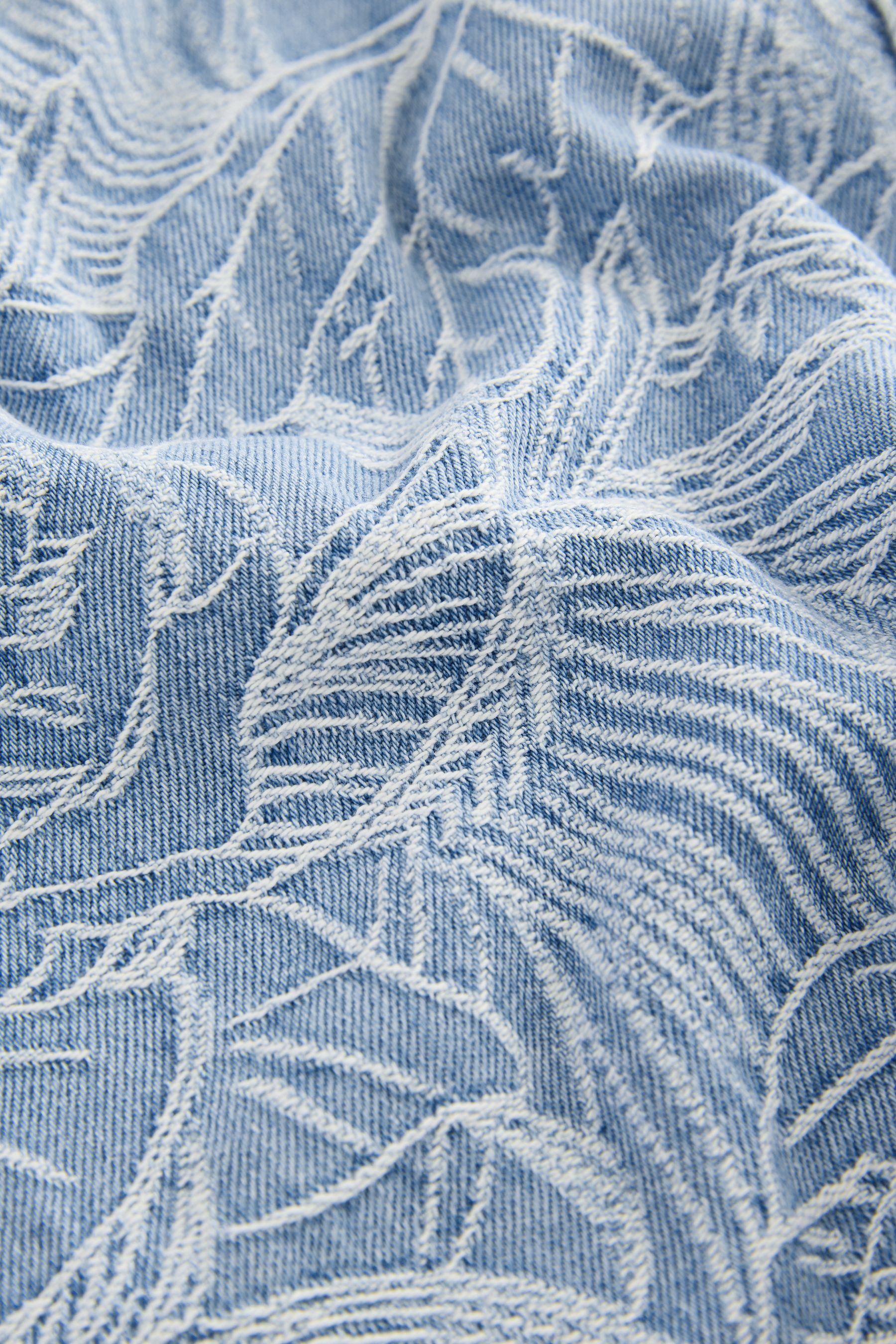 Next Jeanshemd Verkürztes Denim-Hemd aus 100 % günstig online kaufen