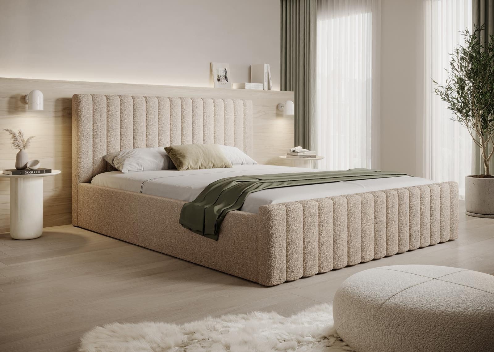 Compleo Polsterbett boucle BUBBLE II, Modern günstig online kaufen