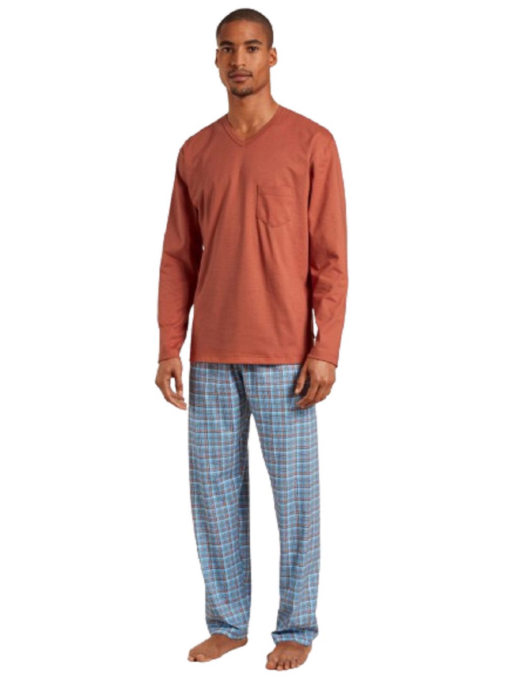 CALIDA Pyjama Calida Herrenpyjama 44484 redwood (1 Stück, 1 tlg., 1 Stück) günstig online kaufen