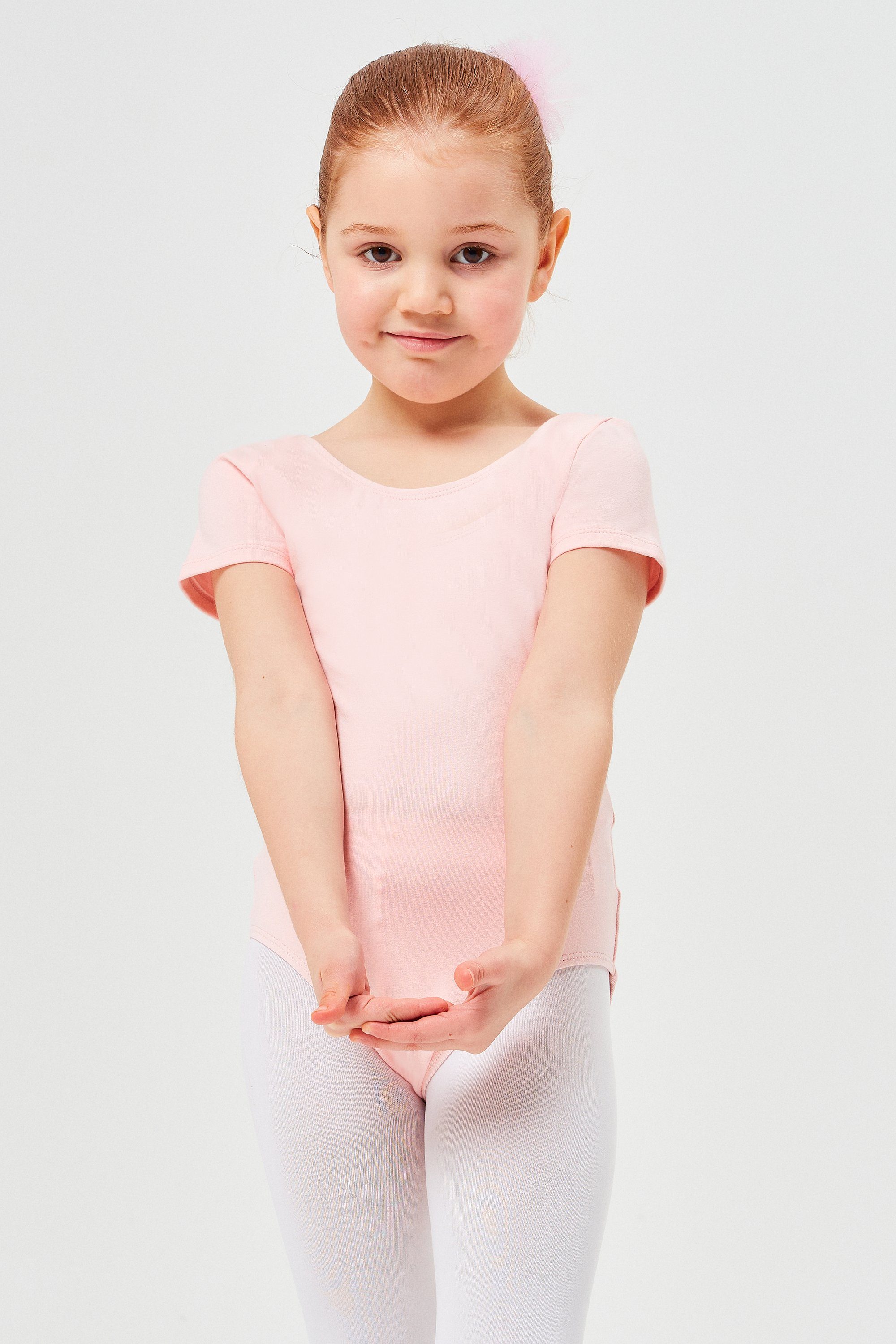 tanzmuster Body Ballettbody Sally aus weicher Baumwolle ärmelloser Ballettbody aus weichem Baumwollmischgewebe