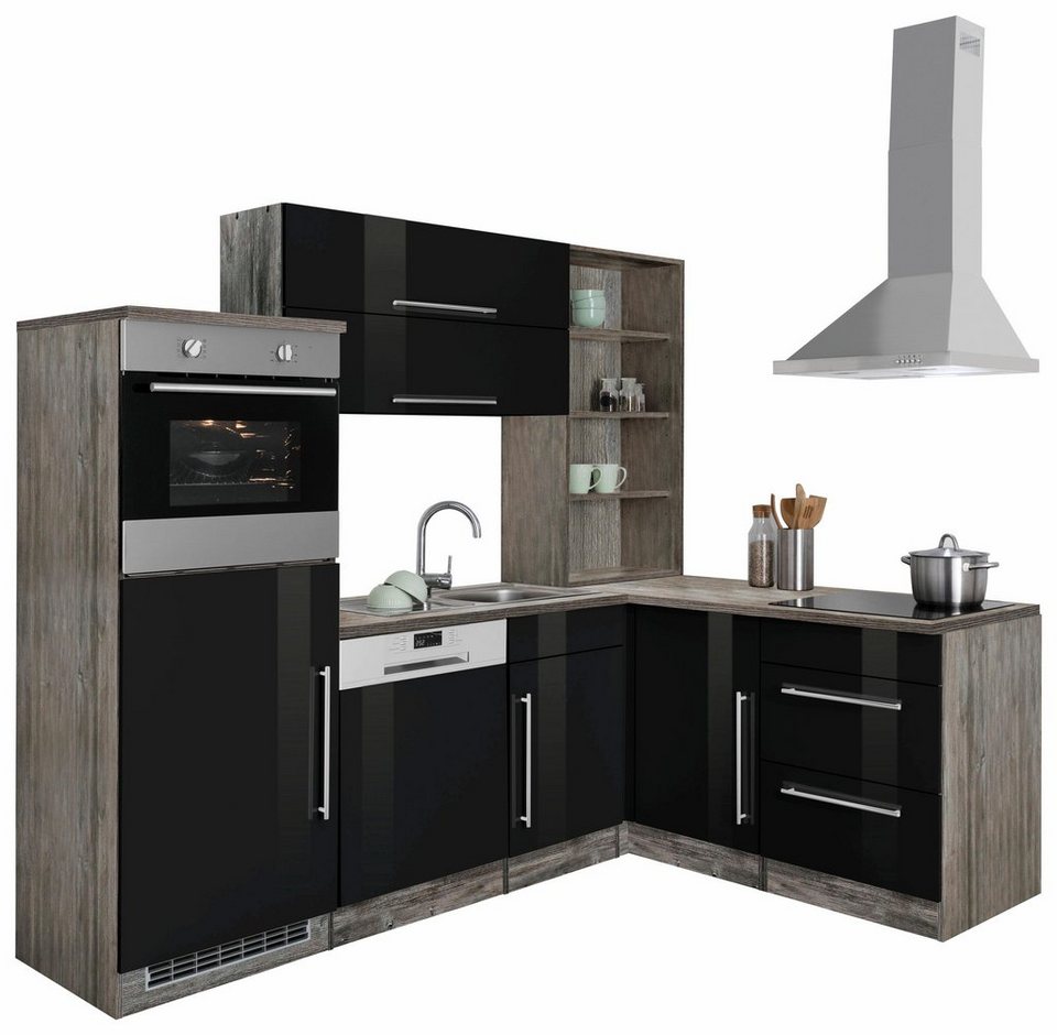 HELD MÖBEL Winkelküche »Samos«, mit E-Geräten, Stellbreite 230 x 170 cm online kaufen | OTTO HELD MÖBEL Winkelküche »Samos«, mit E-Geräten, Stellbreite 230 x 170 cm online kaufen | OTTO