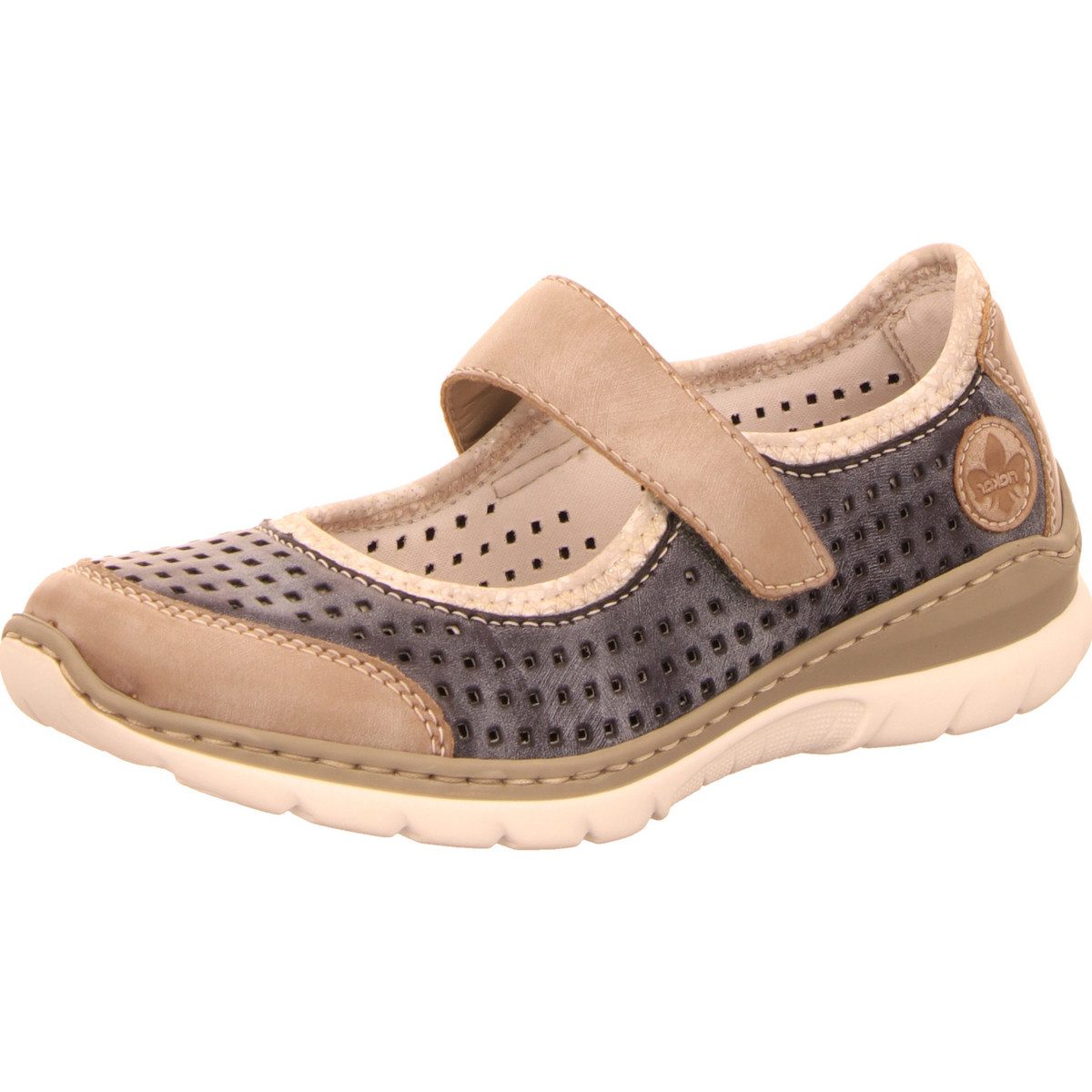 Rieker Slipper für Damen in blau günstig online kaufen