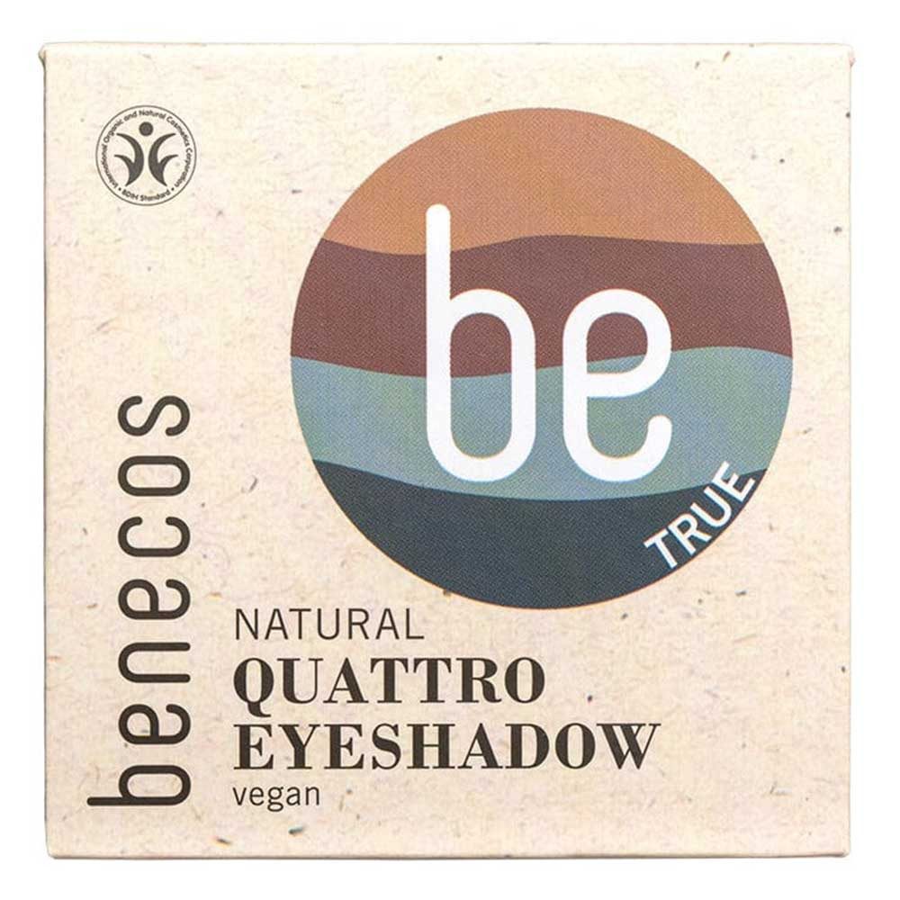 Benecos Lidschatten Natural Quattro Eyeshadow - True Blue 8g
