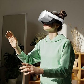 Tadow Meta Quest 3 Anti-Leckage-Maske,VR-Maske Anti-Rutsch,VR-Zubehör Virtual-Reality-Brille (Quest 3 Silikonmaske,VR-Zubehör)