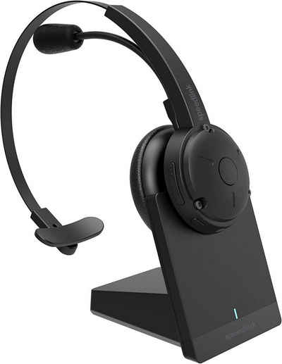 Speedlink SONA PRO Bluetooth Chat Headset (Bluetooth, Noise-Cancelling-Mikrofon, mit Ladestation für Büro und Homeoffice, kabellos Bluetooth oder USB Kabel)