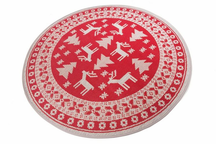 Teppich, rund, Teppich Kontor Hamburg, »Weihnachtsteppich Teppich, rund, Teppich Kontor Hamburg, »Weihnachtsteppich