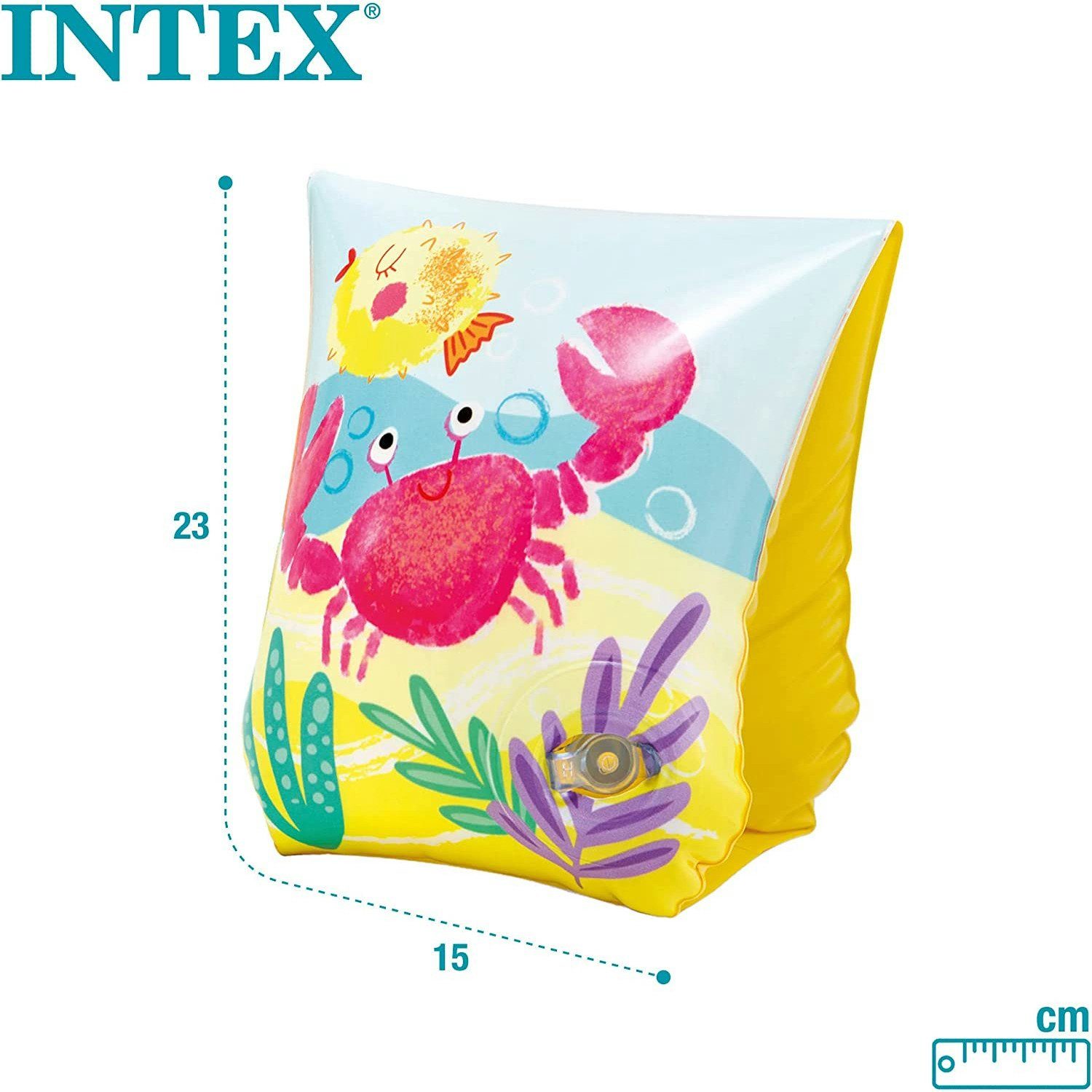 Intex Schwimmflügel 58652EU - Schwimmhilfe - Tropcial Buddies (23x15cm)