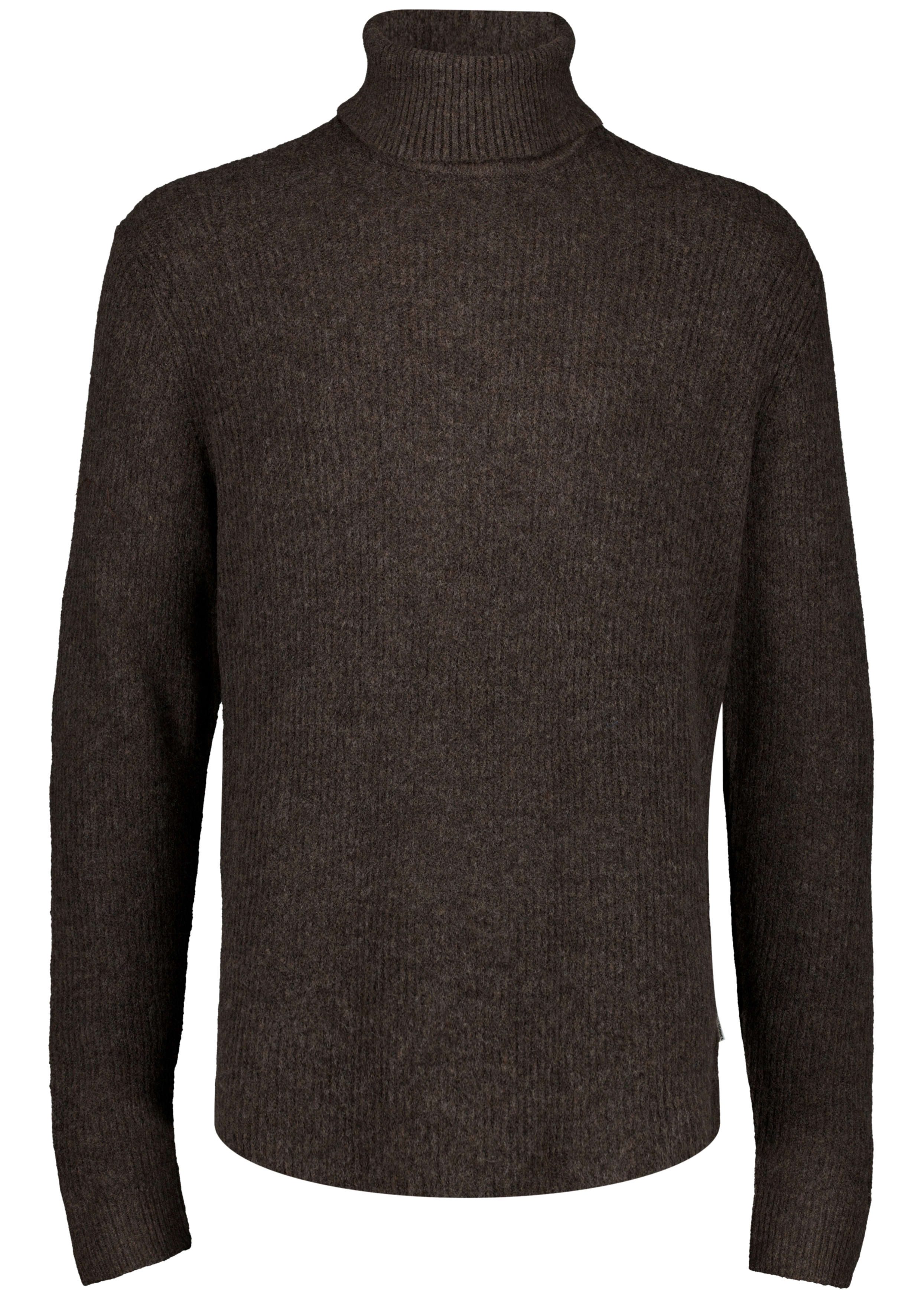 LINDBERGH Rollkragenpullover Strickpullover / Winterpullover mit Wolle und Stretch