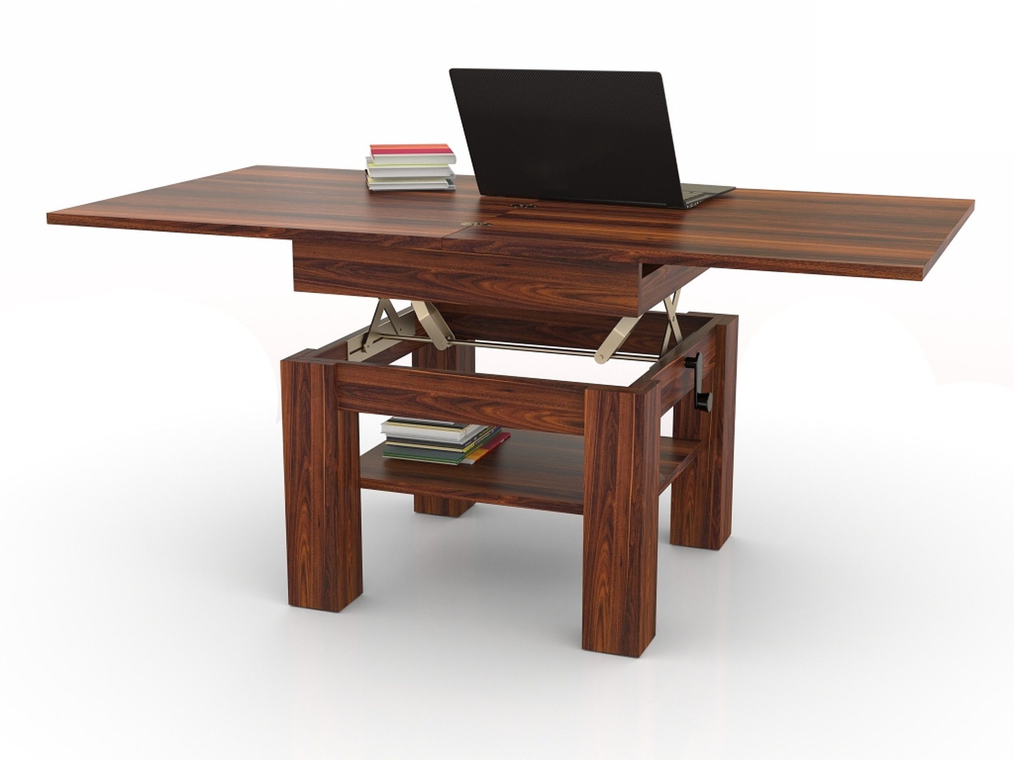 designimpex Couchtisch Design Cleo stufenlos höhenverstellbar günstig online kaufen