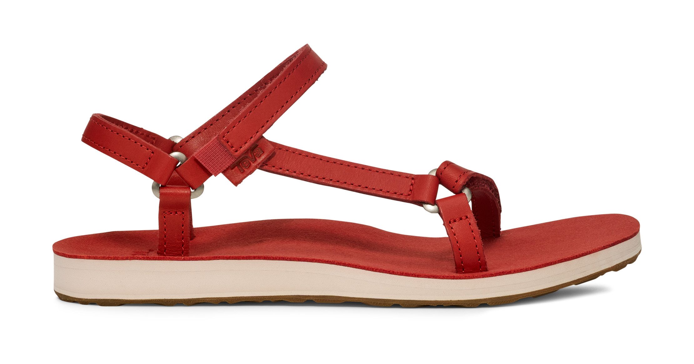 Teva W ORIGINAL UNIVERSAL SLIM LEA Sandale aus Leder, sehr leicht
