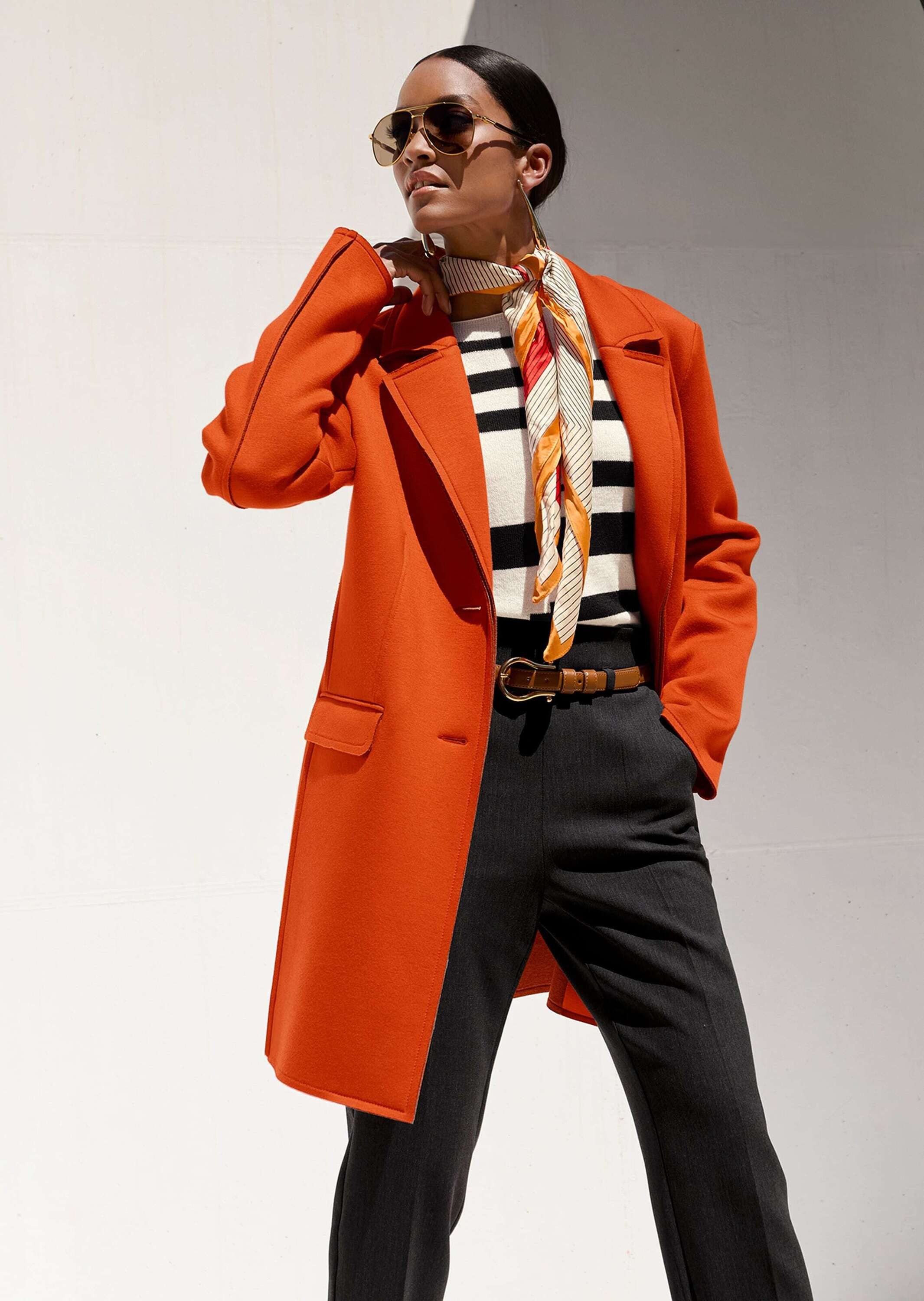 MADELEINE Outdoorjacke Longjacke aus zweilagigem Jersey