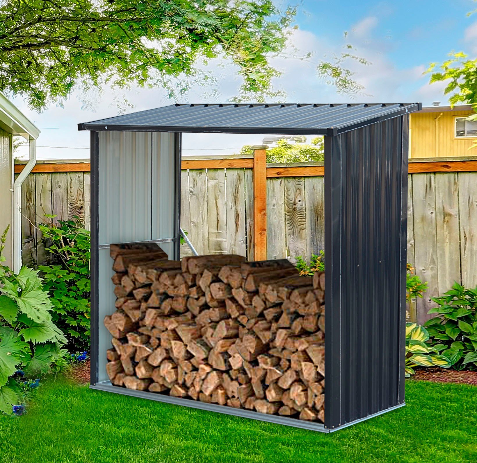 Tepro Kaminholzregal Wood Store Large, BxTxH:157x164x83 cm
