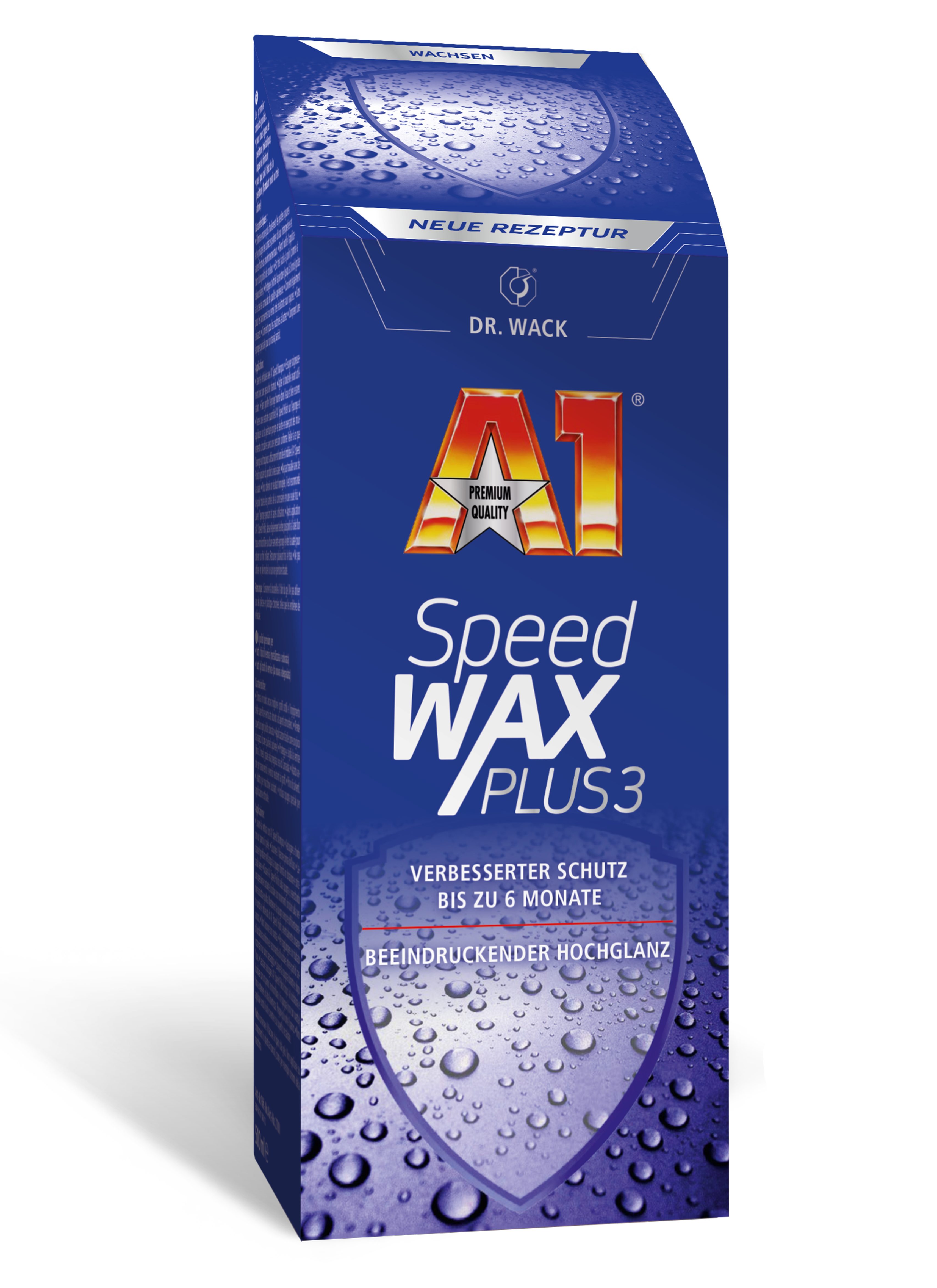 DR WACK Dr. Wack A1 Speed Wax Plus 3 500 ml Lackpolitur