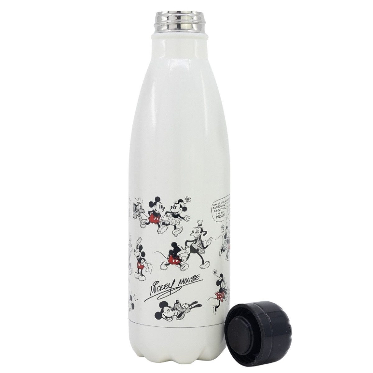 Disney Mickey Mouse Trinkflasche - Stainless Steel Bottle 780 ml mit Schraubverschluss, Edelstahl und Rostfrei