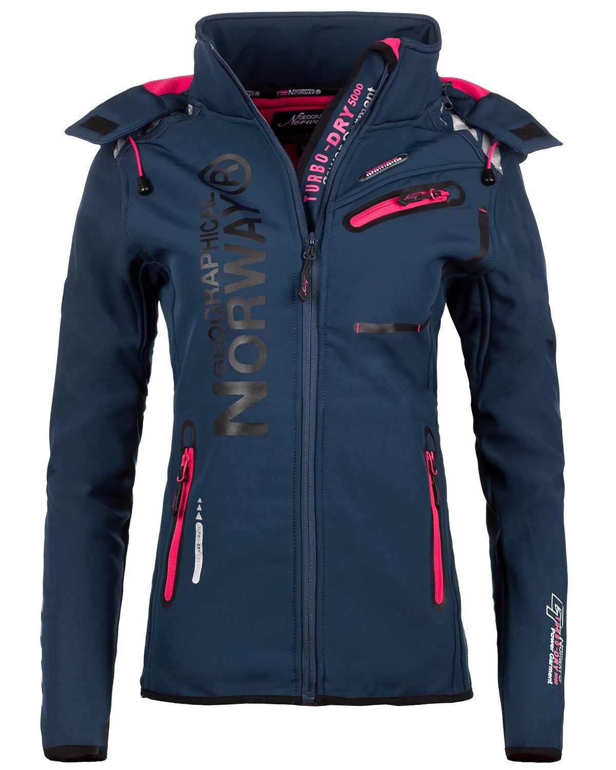 Softshelljacke Damen Outdoor Jacke bareine navy M