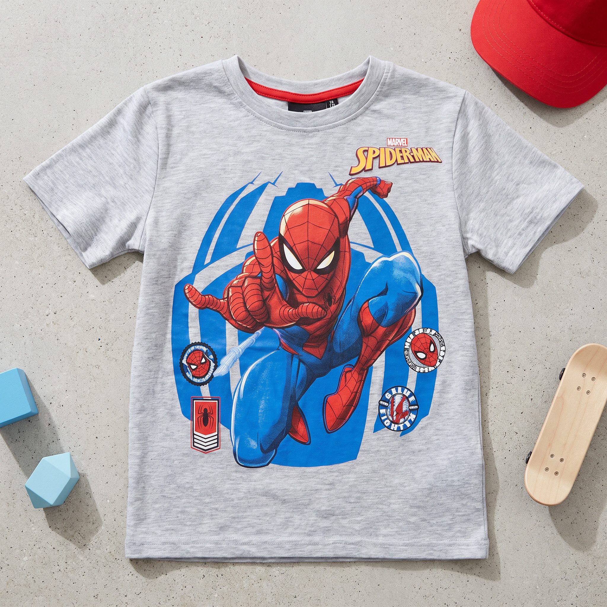 MARVEL Print-Shirt Marvel Spiderman Kinder Jungen T-Shirt Kurzarm Shirt Gr. 98 bis 128 – Bild 3 von 5