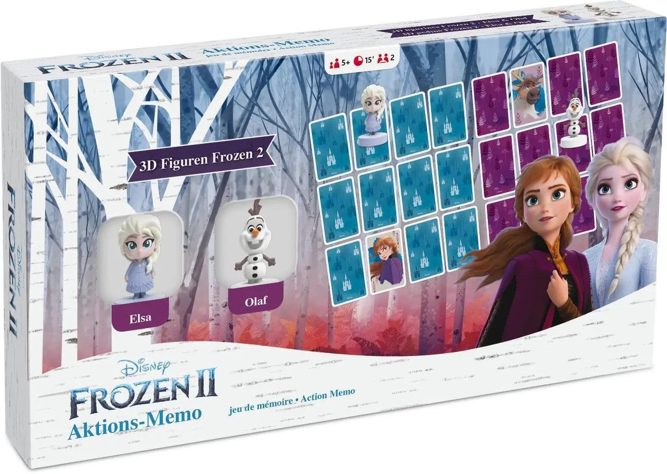 Cartamundi Spiel Disney Die Eiskönigin 2 - Aktions-Memo