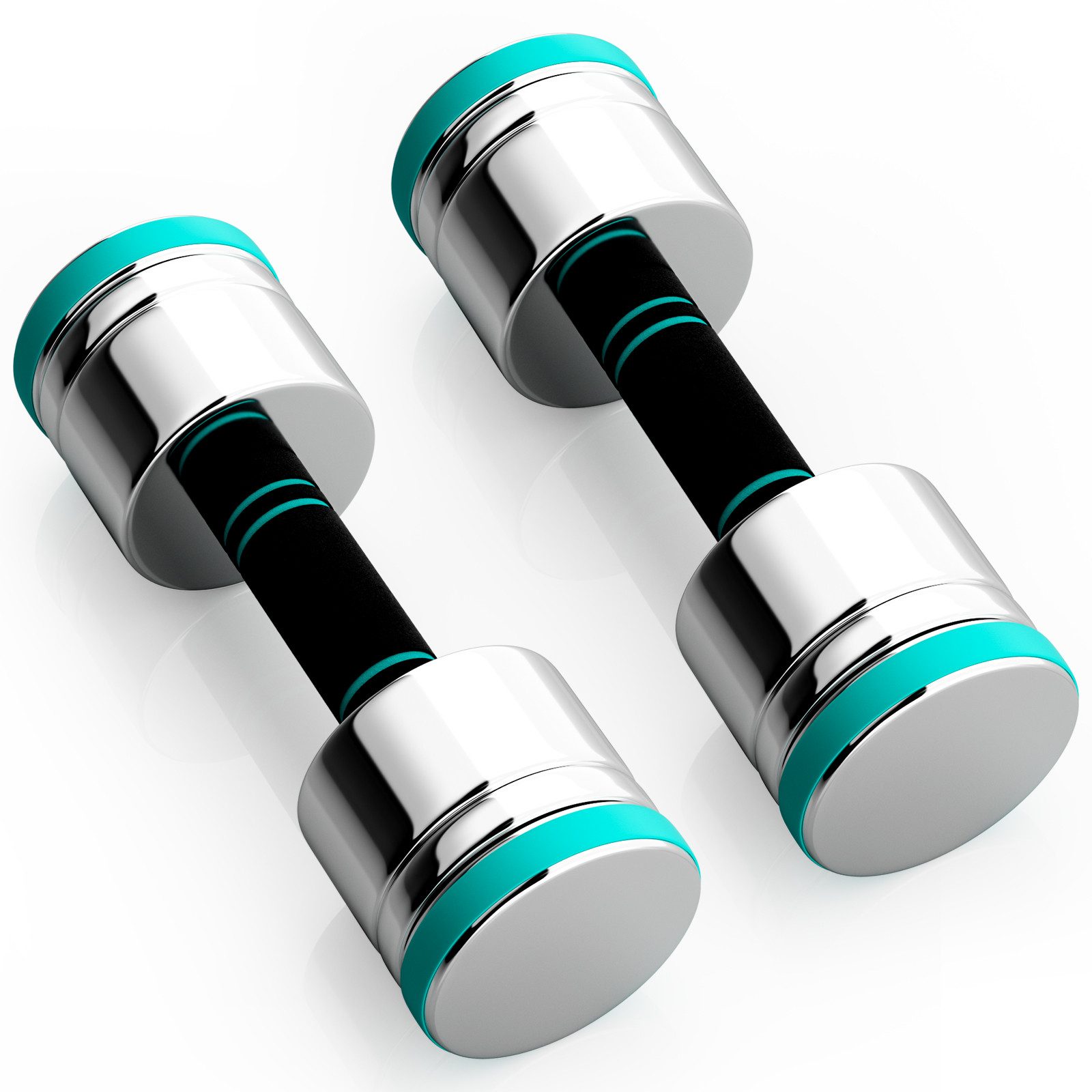 TLGREEN Hantel-Set Stahl Kurzhanteln, (Hantel 2er Set Ultrakompakte Einstellbare Hanteln, mit Schaumstoff-Griff - Fitness Hanteln für Zuhause)