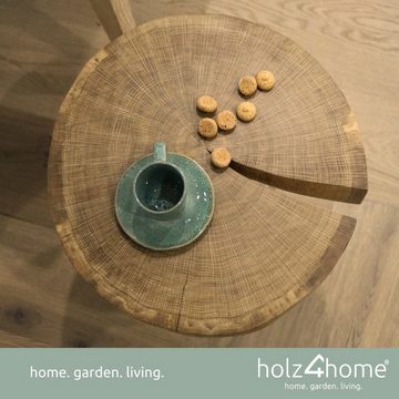 holz4home Couchtisch Couchtisch aus einer Baumscheibe Ø 36-49,5 cm von holz4home®, Baumscheibe, Handarbeit