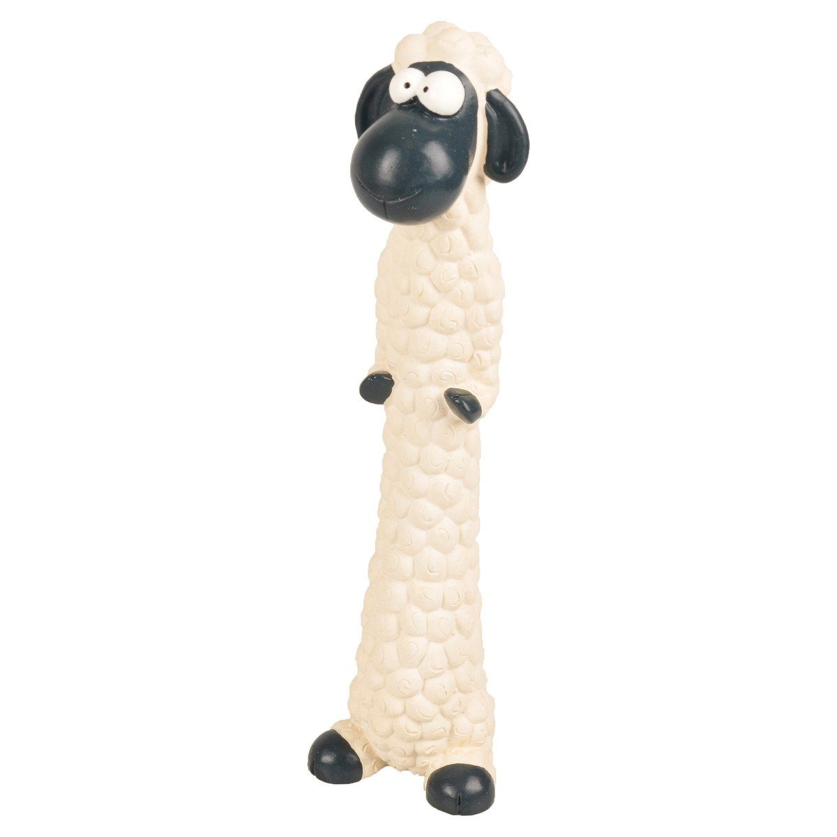 Flamingo Tierquietschie Hundespielzeug Latex Schaf stehend