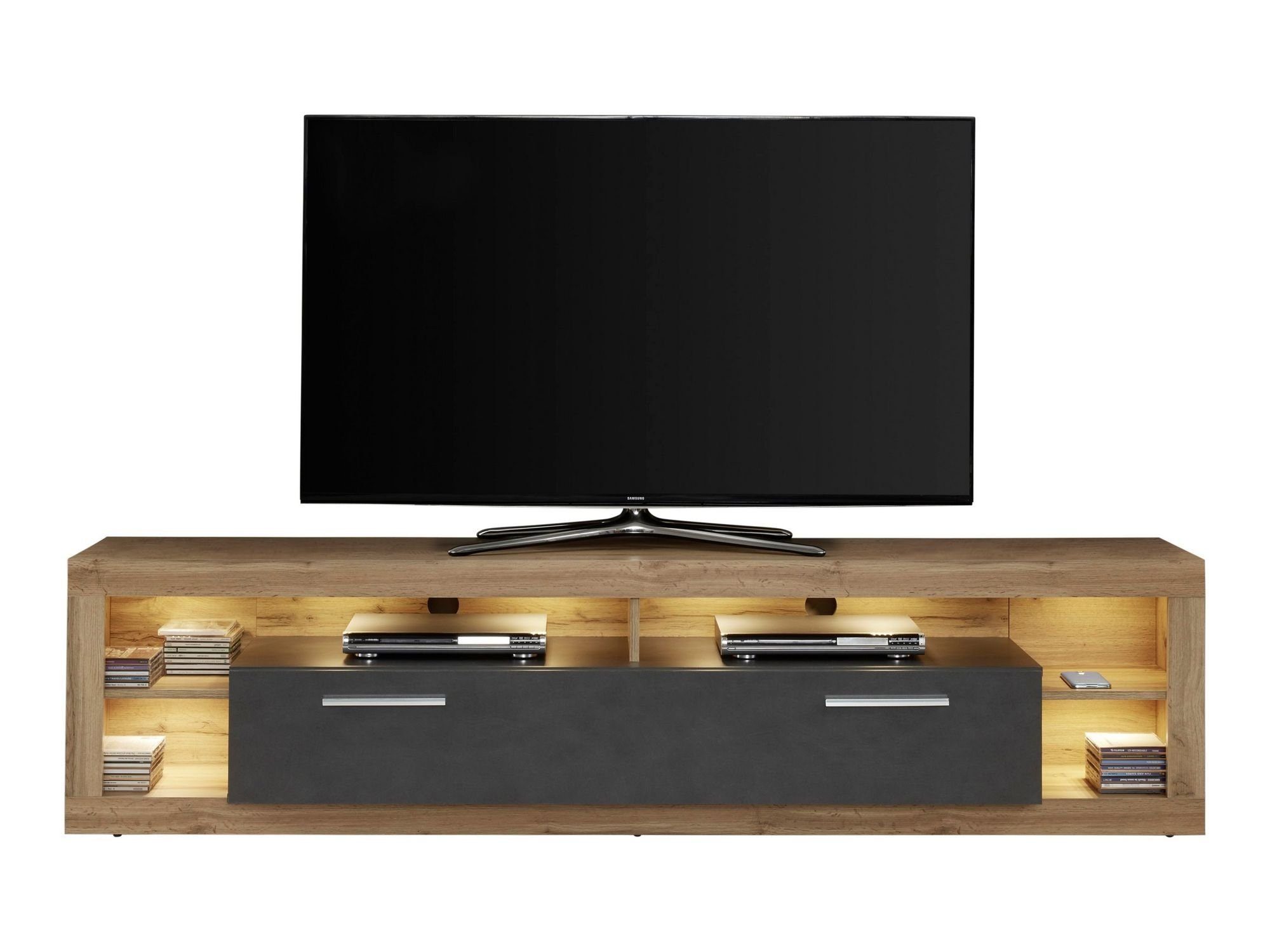 Newroom TV-Board »Nikki«, Wotan Eiche TV Schrank Modern Fernsehtisch TV  Board Wohnzimmer online kaufen | OTTO