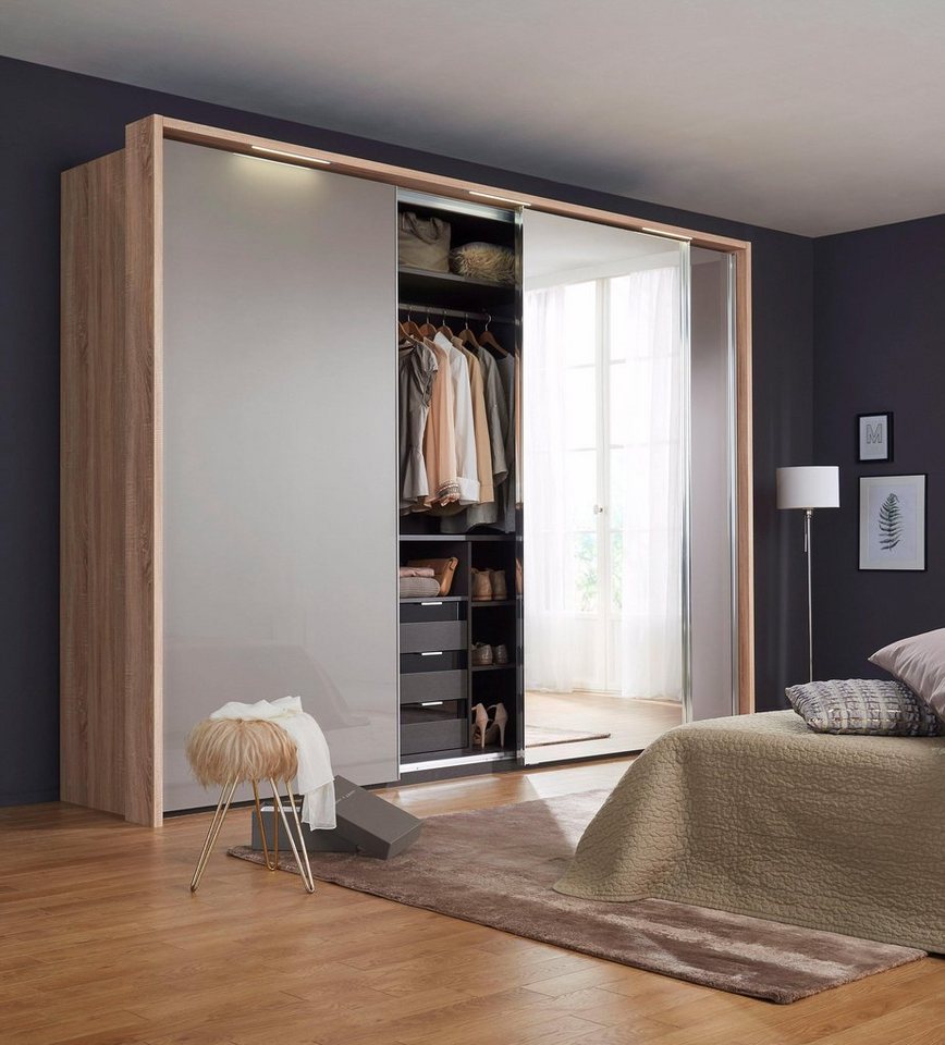 nolte® Möbel Schwebetürenschrank (3-türig) »Marcato 1C« mit Fronten aus Glas und Spiegel online kaufen | OTTO nolte® Möbel Schwebetürenschrank (3-türig) »Marcato 1C« mit Fronten aus Glas und Spiegel online kaufen | OTTO