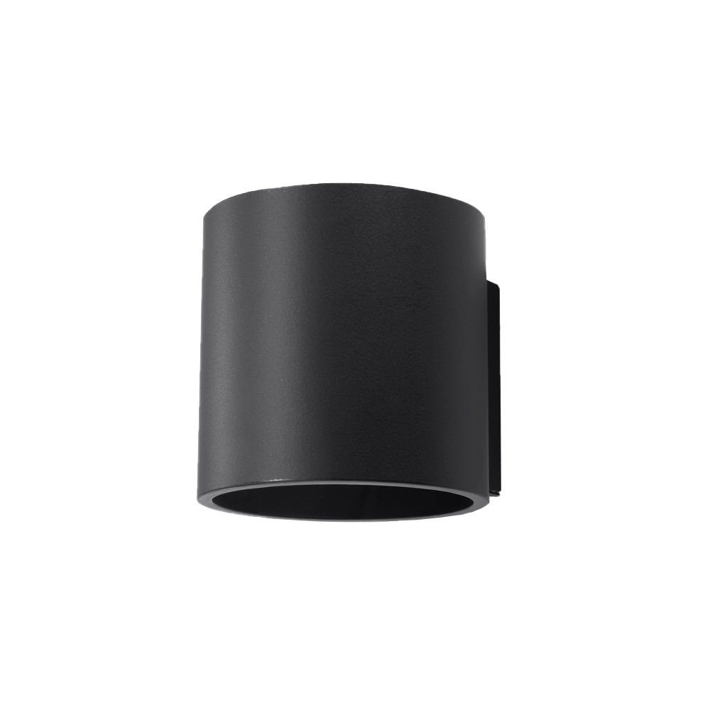 SOLLUX lighting Wandleuchte Wandlampe Wandleuchte ORBIS 1 schwarz, 1x G9, ca. 10x12x10 cm