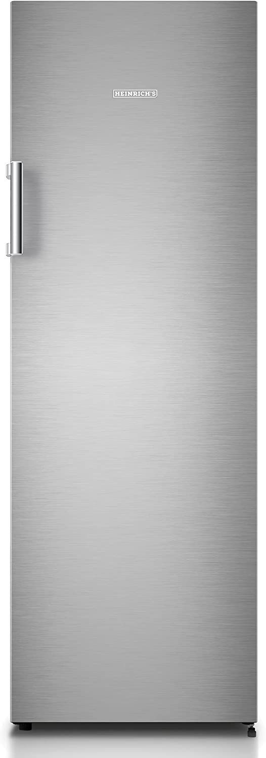Heinrich´s Gefrierschrank 194 Liter HGS 3093 SI, 169 cm hoch, 55 cm breit, NoFrost, AirFlow Technologie, Freezer, LED Display 5x Gefrierschublade