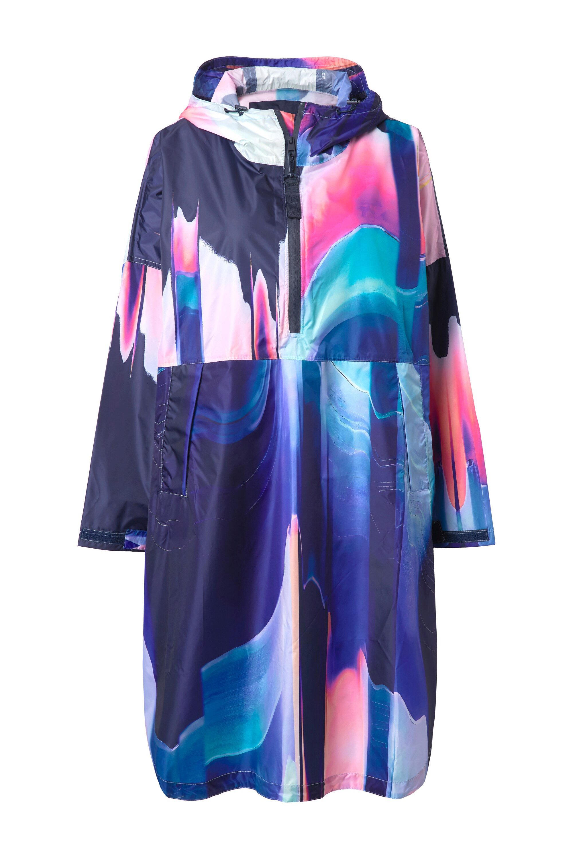 Laurasøn Funktionsjacke Funktions-Regencape Unisex Print Kapuze – Bild 2 von 5