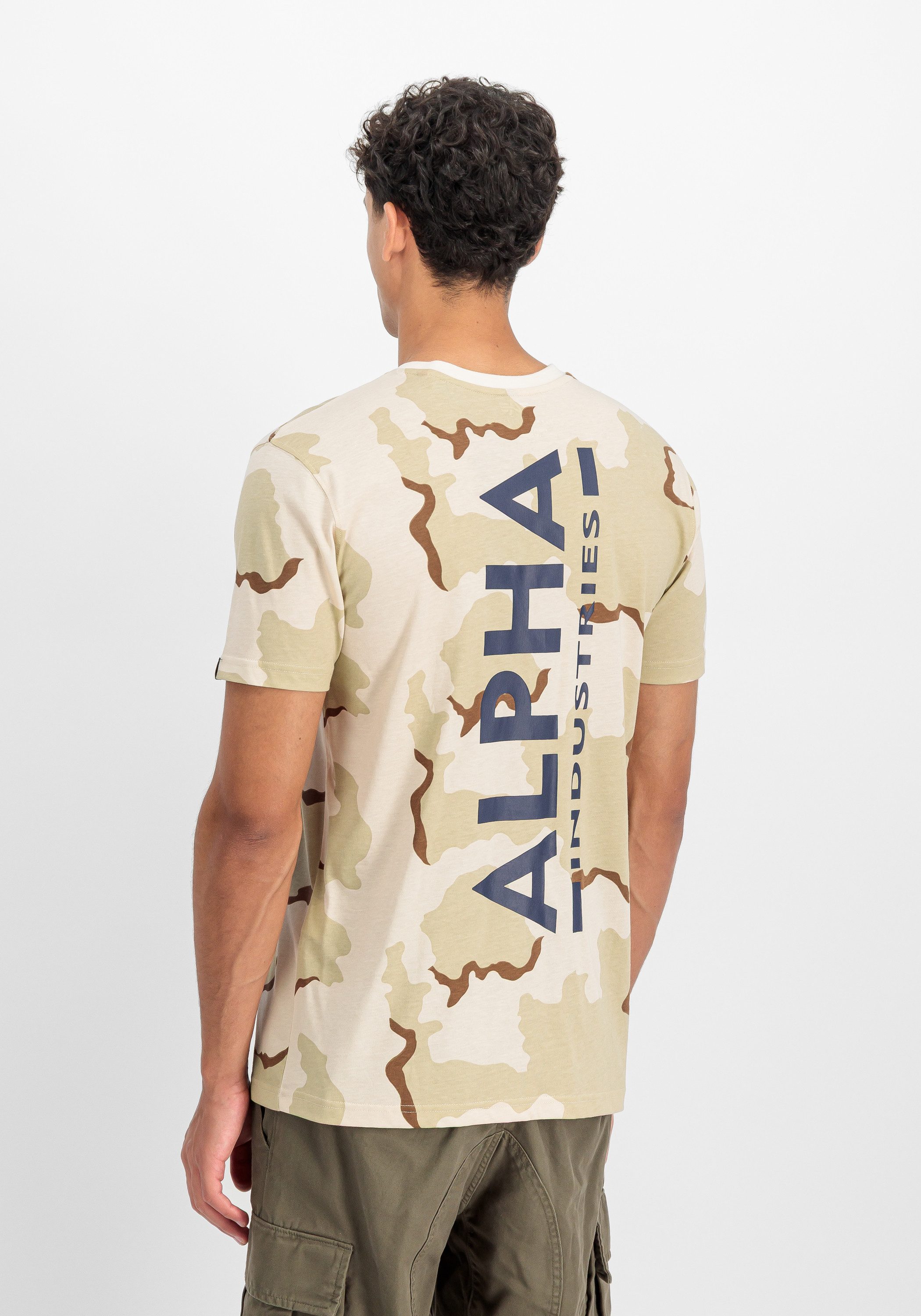 Alpha Industries T-Shirt Backprint T-Shirt Camo