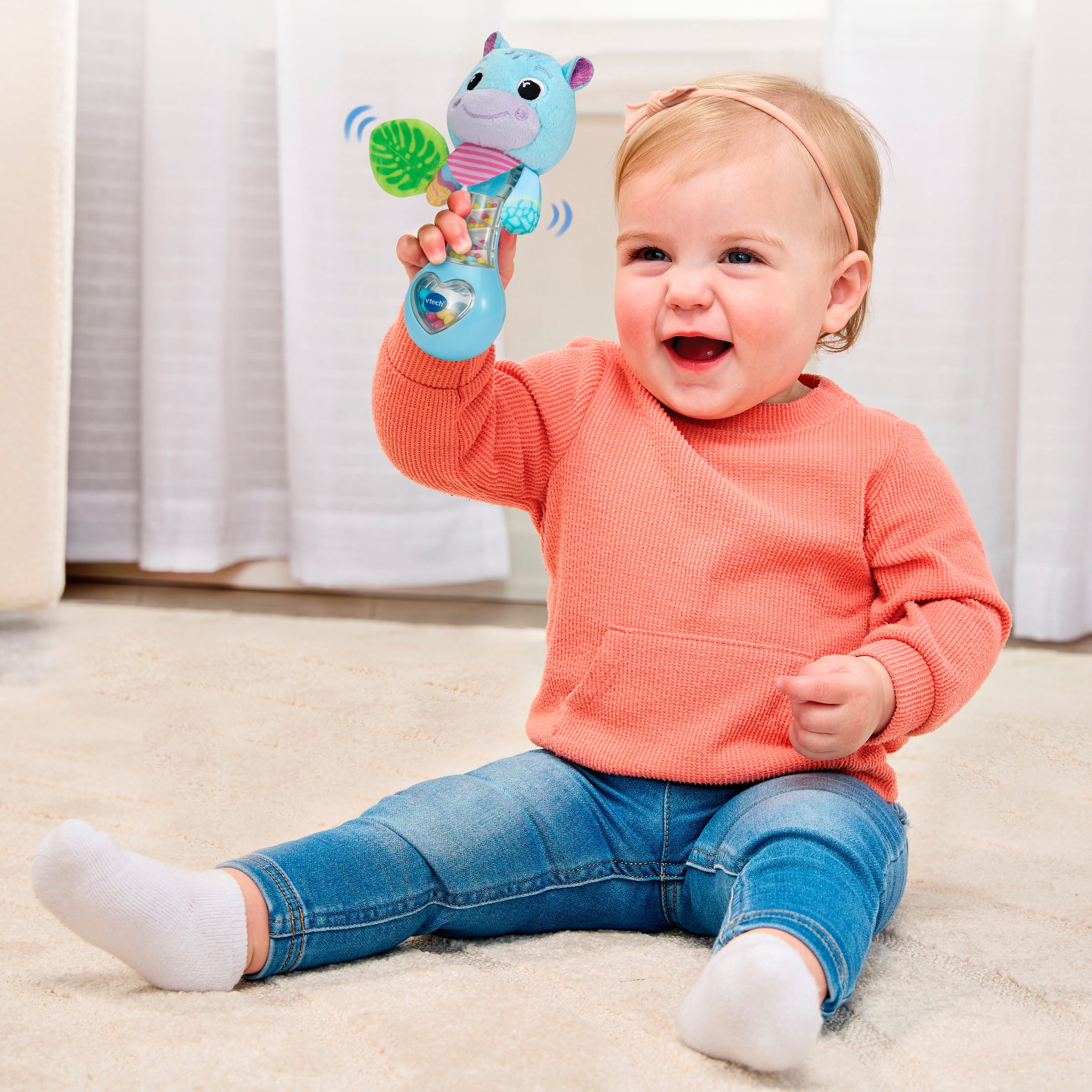 Vtech® Greifspielzeug Vtech Baby, Babys Hippo-Rassel günstig online kaufen