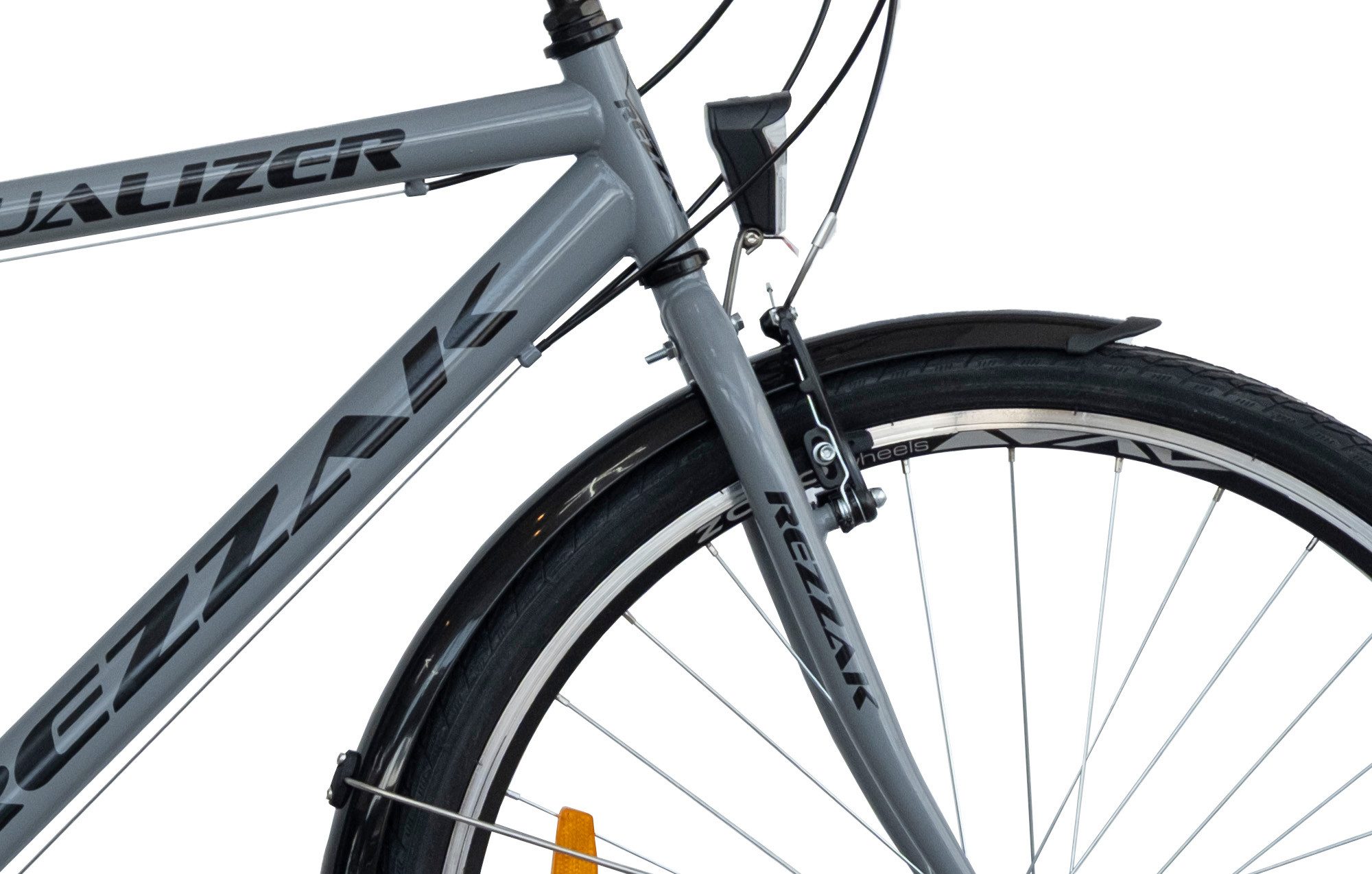 Rezzak City Bike, Men's City Bike, 28-inch, Boys' Bike, Road Legal, 21-Speed ​​Shimano Derailleur Gears