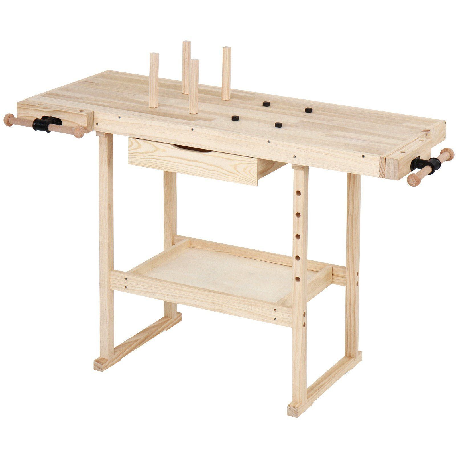 TIMBERTECH Hobelbank Holz Werktisch Arbeitstisch Hobelbank günstig online kaufen