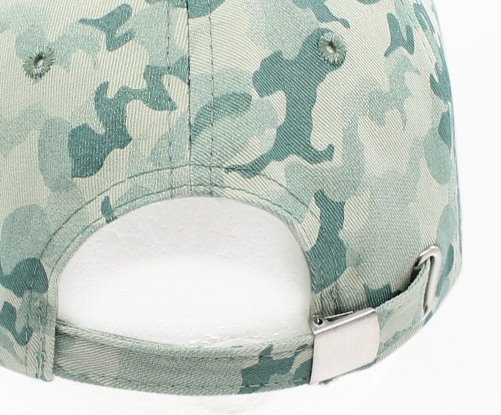 Bunt mit Belüftungslöcher, Baseball Schirmmütze dy_mode Army Muster Kappe K106-Grün One Damen Camouflage Cap Size, Herren Unisex Basecap