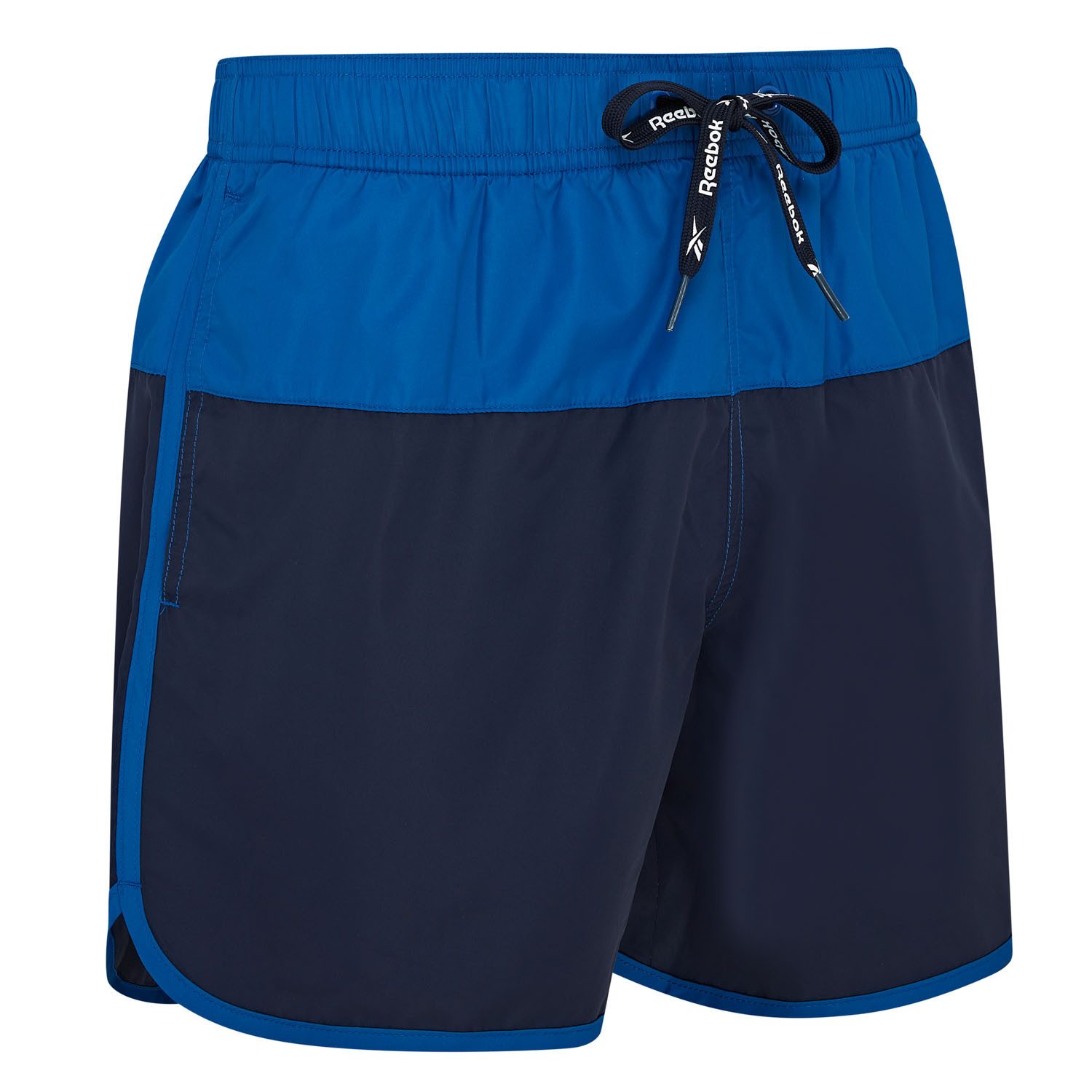 Reebok Badeshorts Troy (1-St) mit Kordelzug und elastischem Bund, mit Logo, schnell trocknend