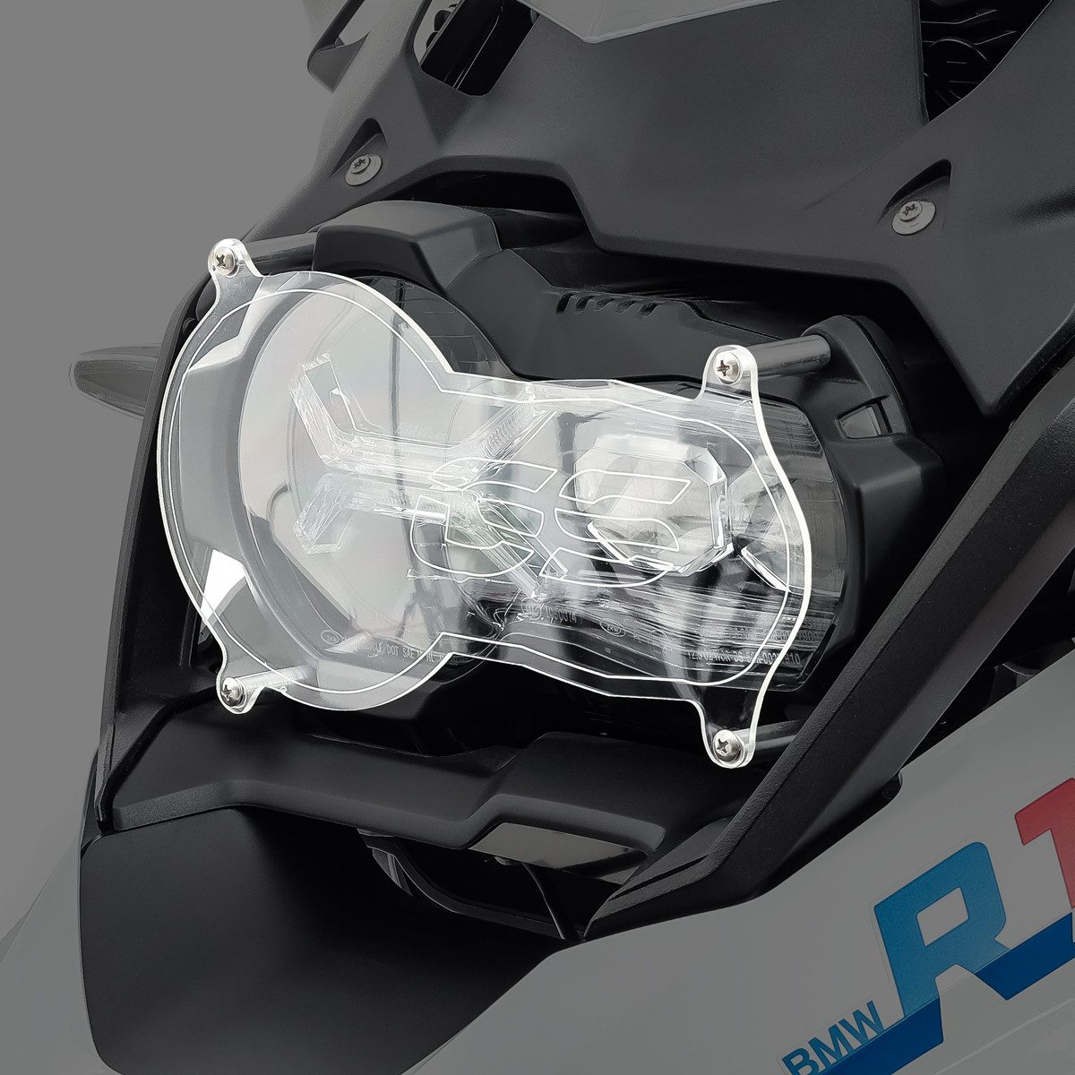 Lumitecs LED Scheinwerfer Scheinwerferschutz für BMW R 1250 GS / Adventure 19-24 Abdeckung QL2