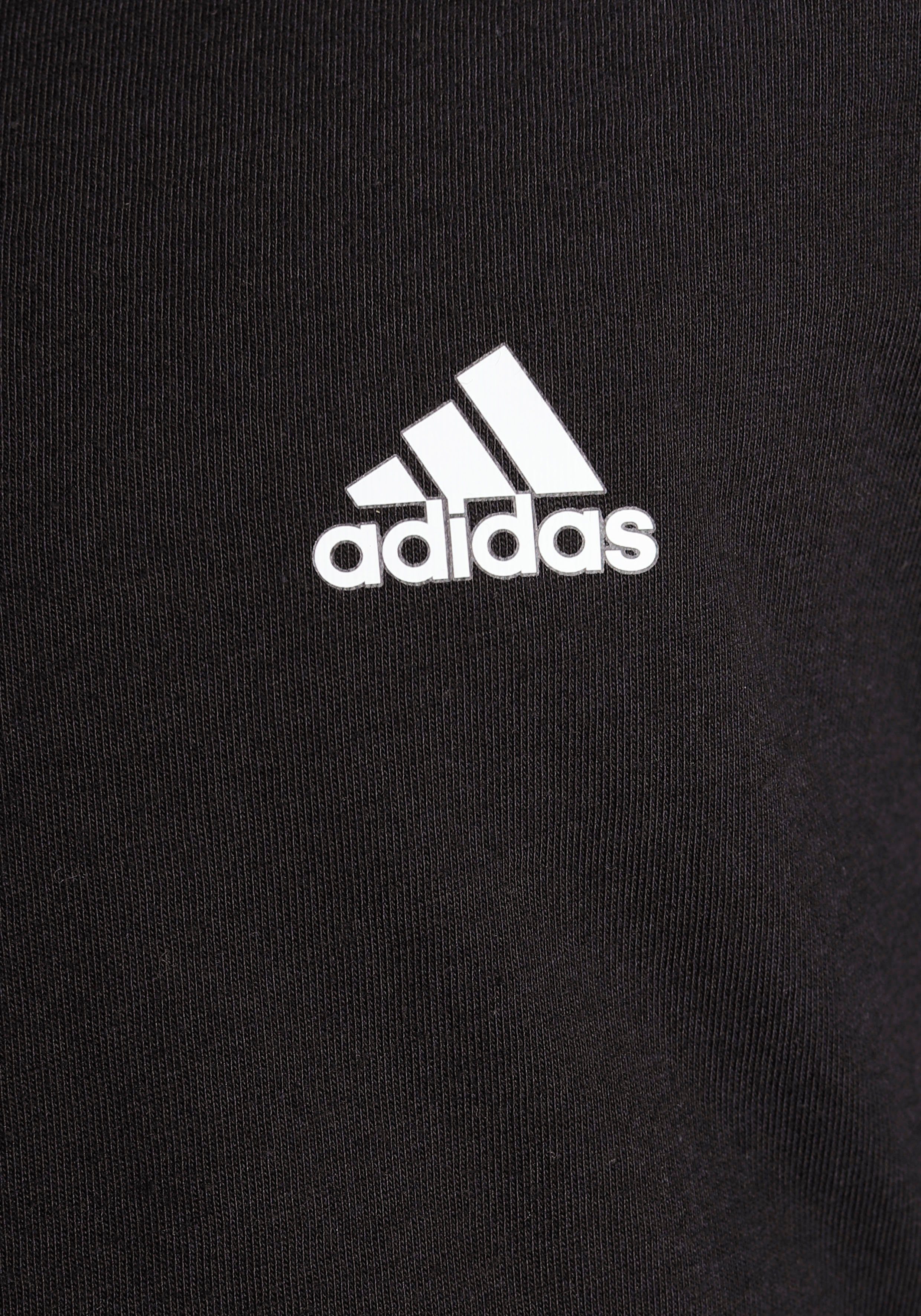 White / Sportswear COTTON Black T-Shirt LOGO adidas SMALL ESSENTIALS