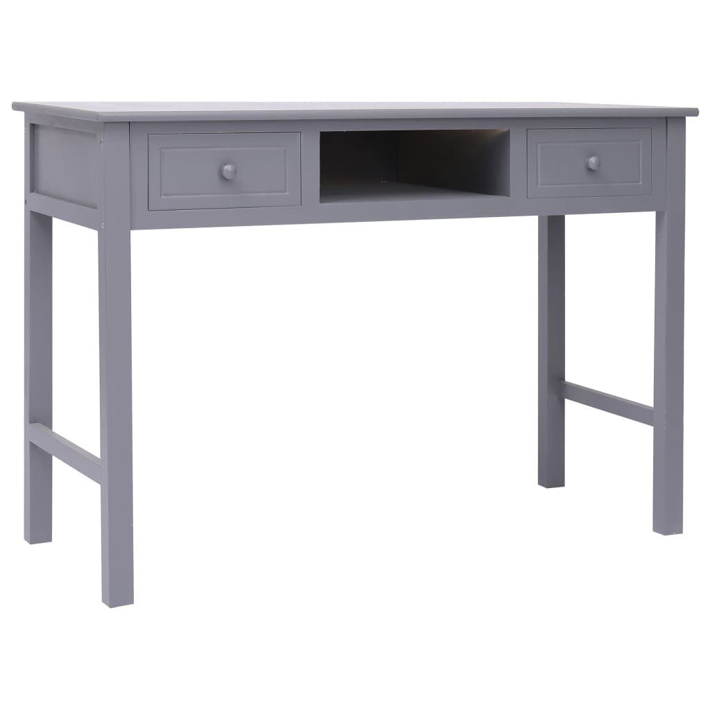Grau furnicato 110×45×76 Holz cm Schreibtisch