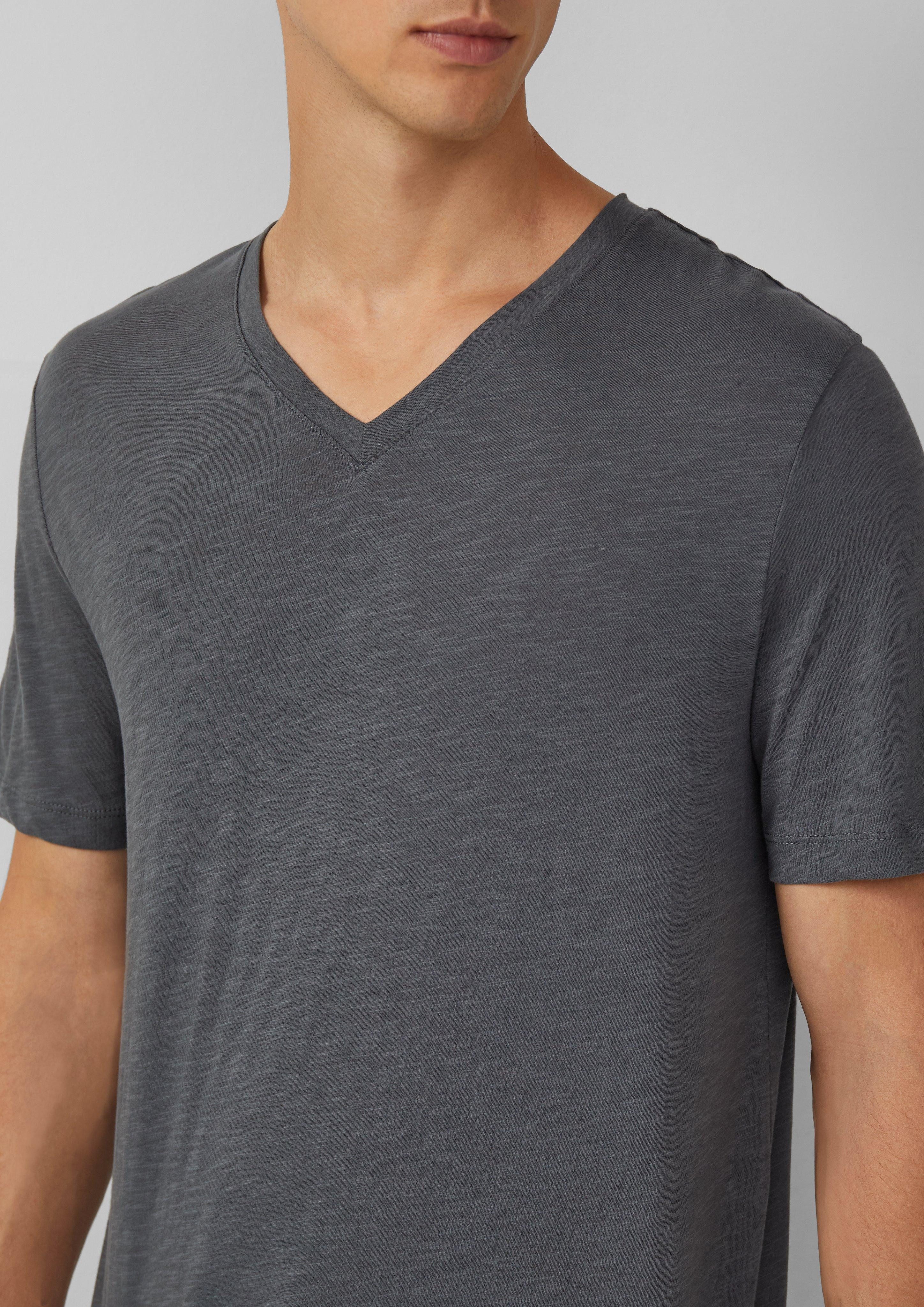 s.Oliver Kurzarmshirt T-Shirt aus Baumwolle mit günstig online kaufen