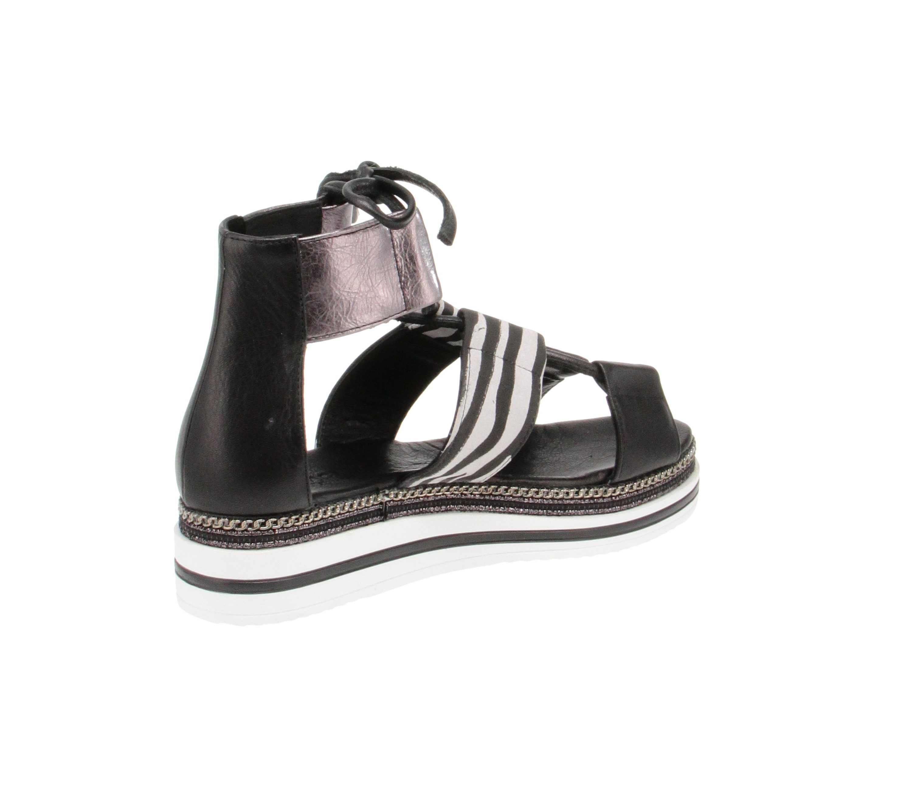 Maca Kitzbühl Maca Kitzbühel 2812 - Damen Schuhe Sandaletten - nero-zebra Sandale