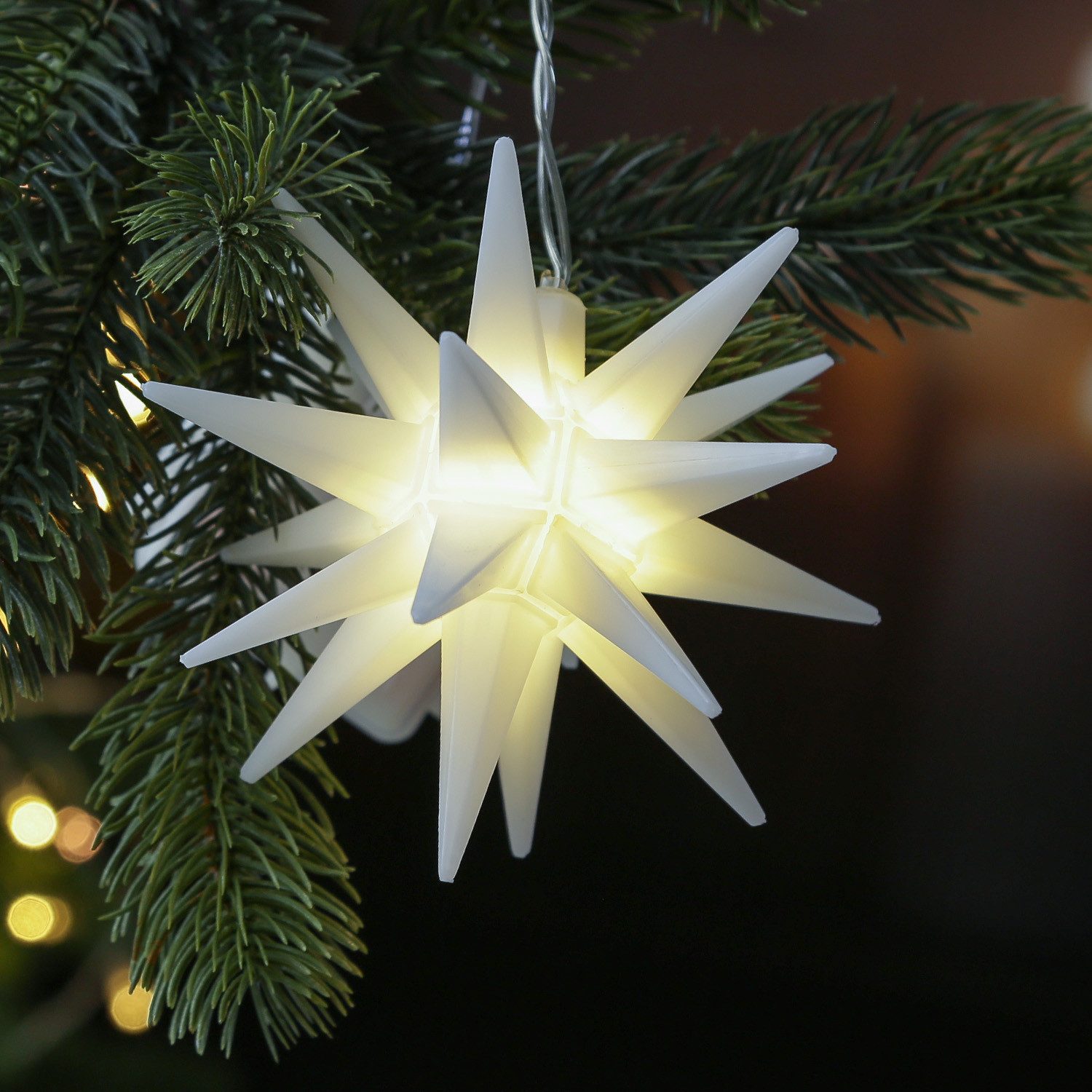 MARELIDA LED-Stern für außen LED Weihnachtsstern 3D Leuchtstern Hängestern günstig online kaufen