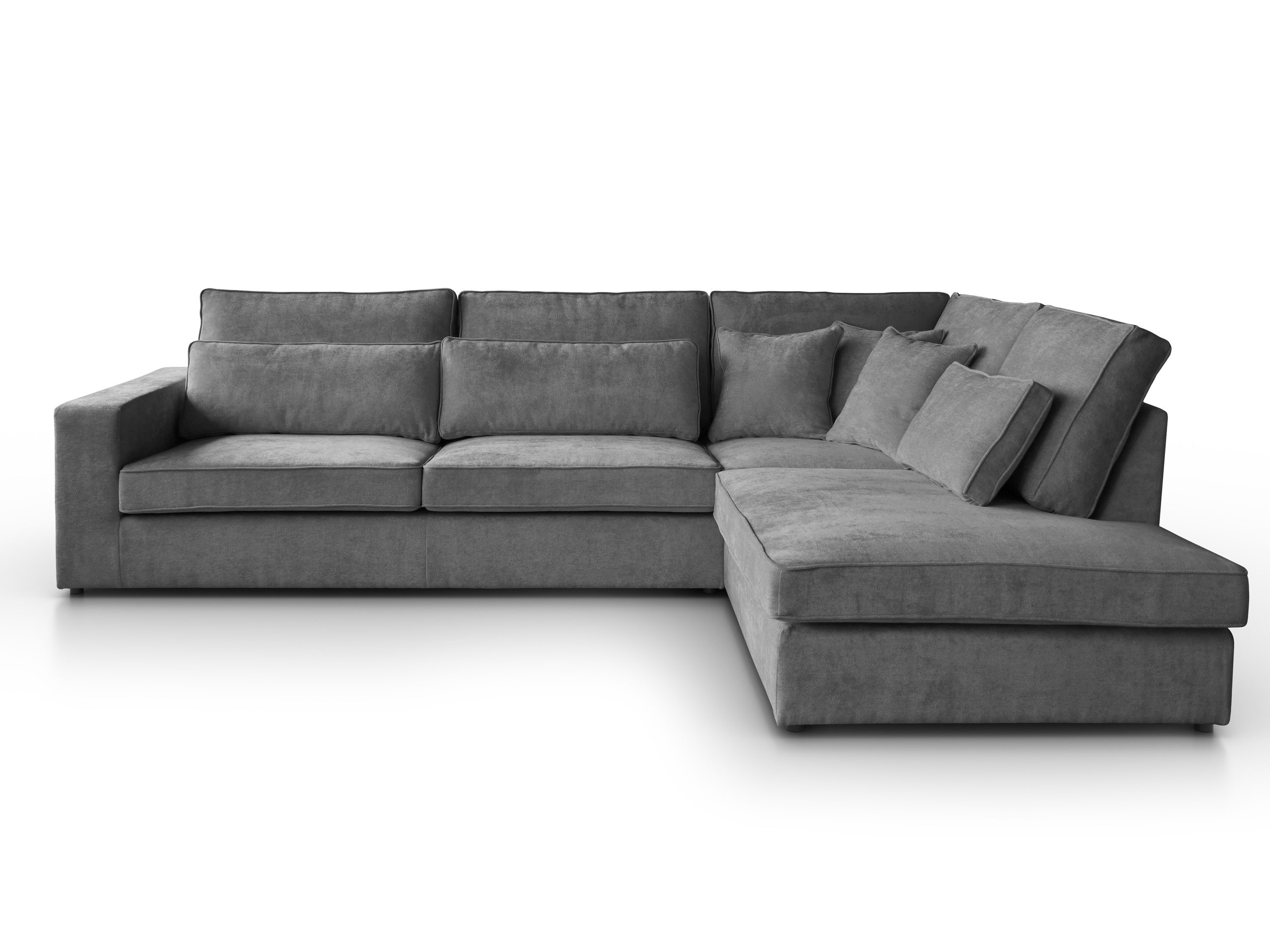 Beautysofa Ecksofa mit dekorativen Kissen PARMA, günstig online kaufen