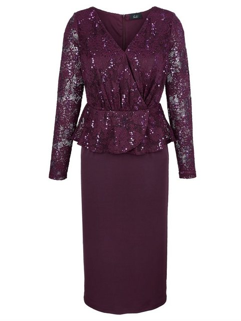 Paola Kleid mit Spitze und Pailletten in rosa
