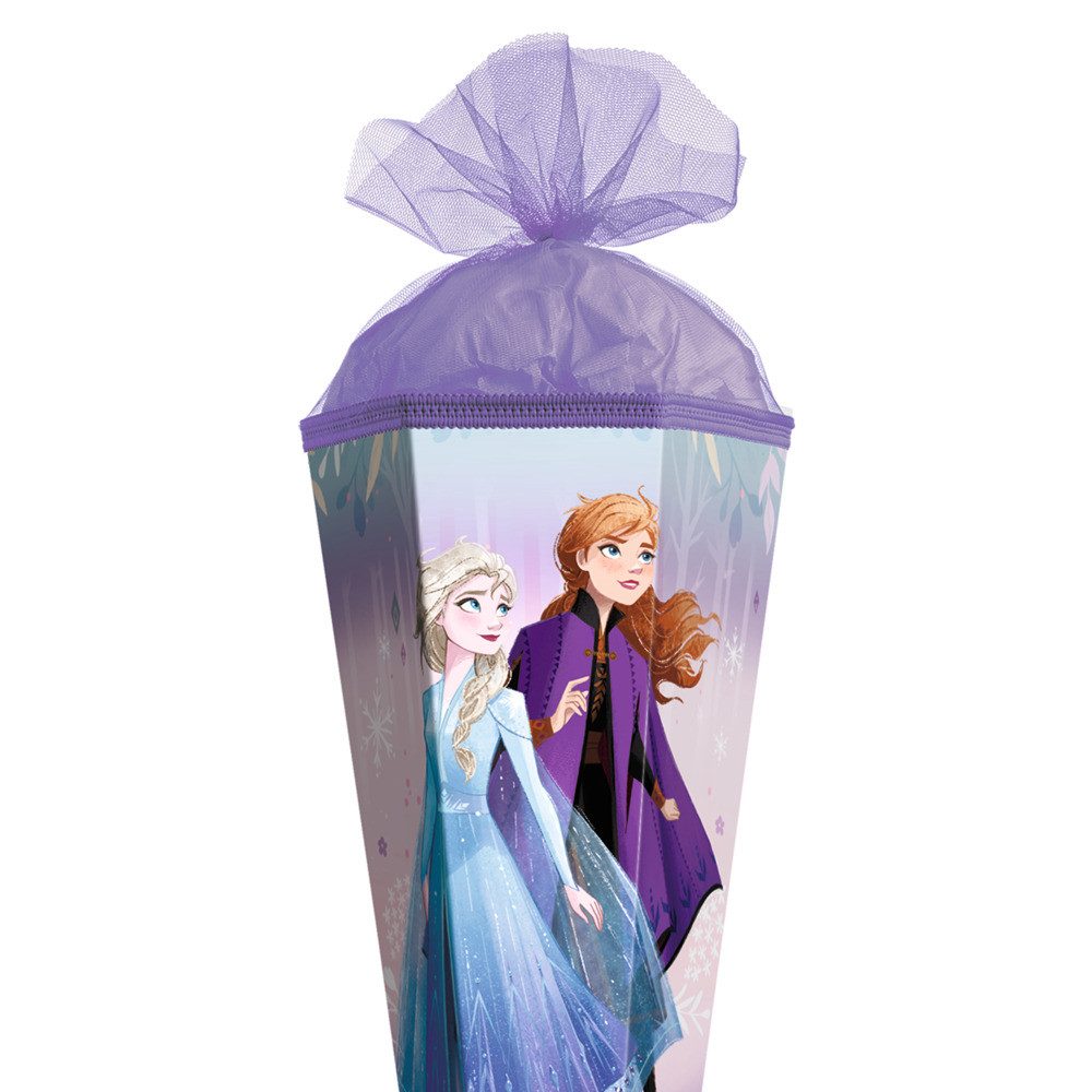 Roth Schultüte Roth Schultüte Disney Frozen eckig Schutzspitze Tüllverschluss 85cm