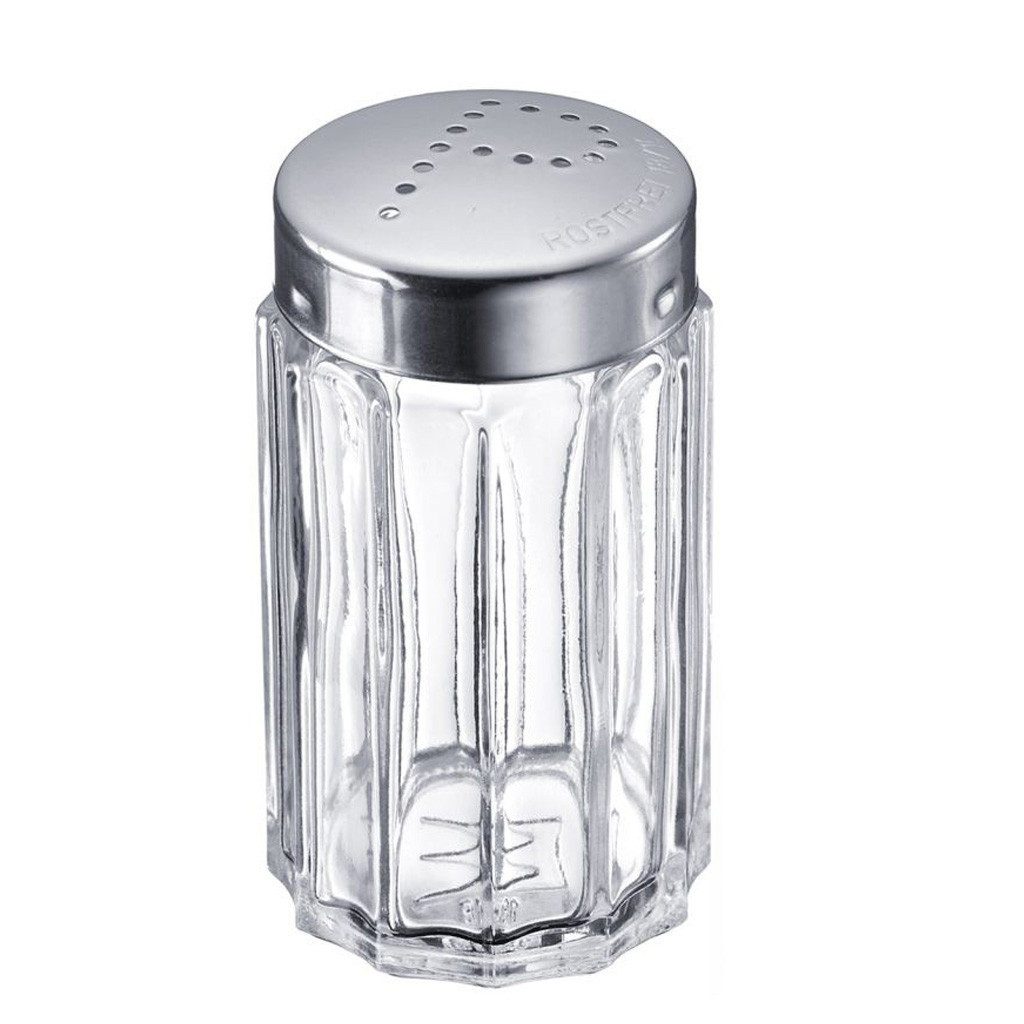 WESTMARK Pfefferstreuer Pfefferstreuer Traditionell Glas Edelstahl 50 ml, BPA-frei