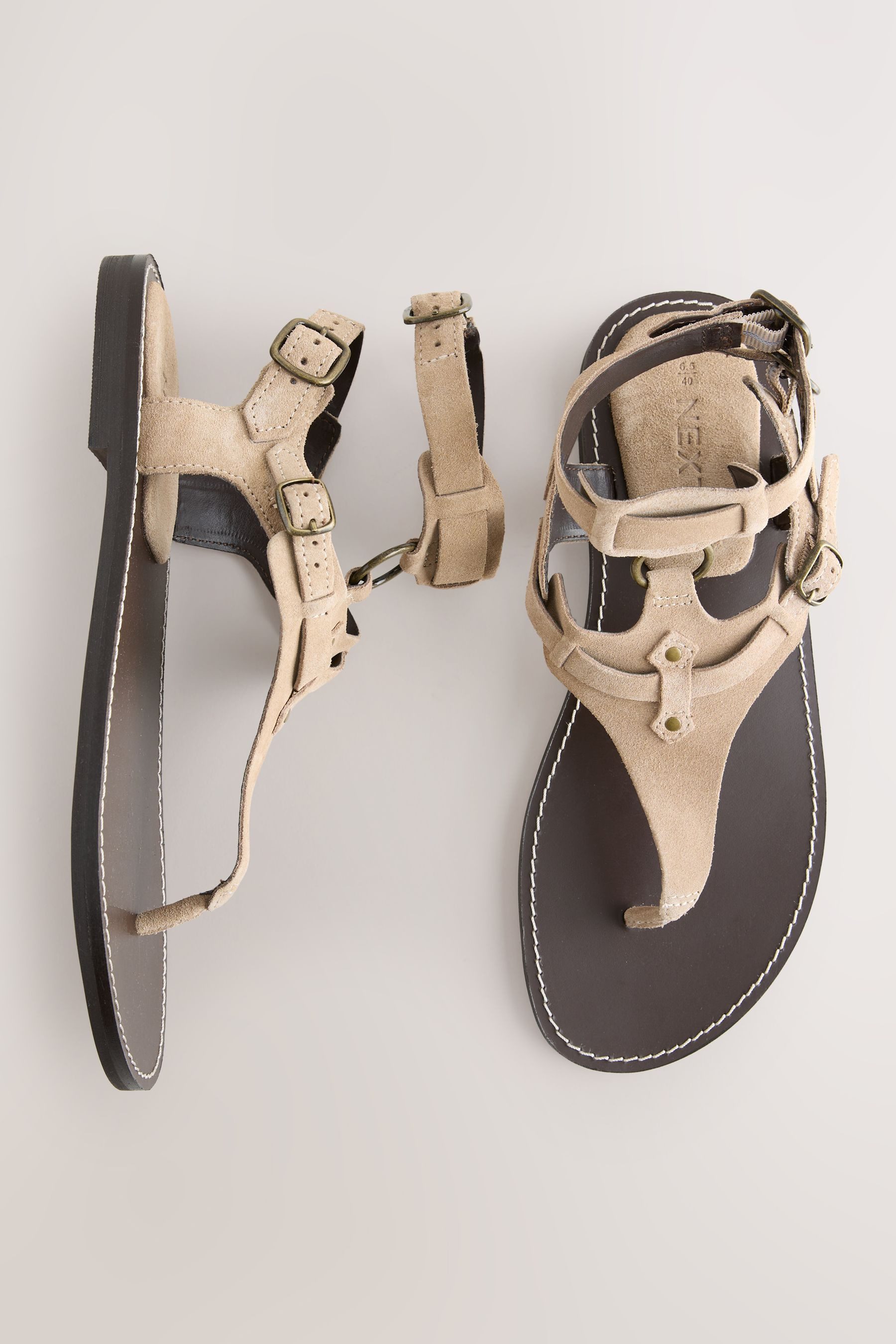 Next Gladiatur-Zehenstegsandalen Römersandale (1-tlg)