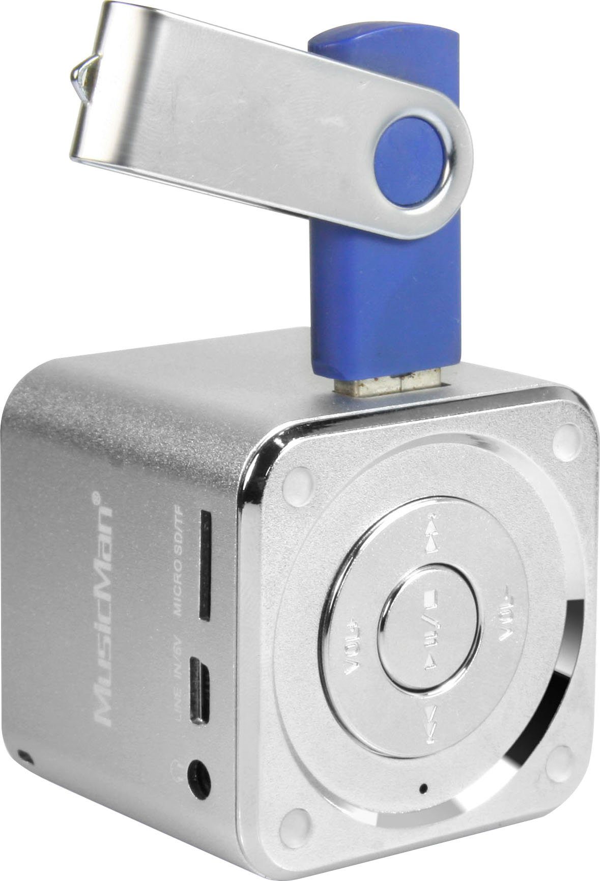 Technaxx Mini MusicMan Soundstation Portable-Lautsprecher (kabelgebunden, 3 W)