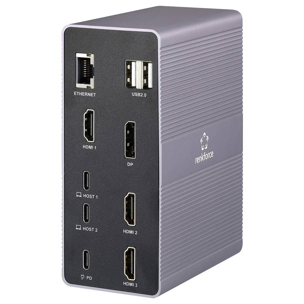 Renkforce Laptop-Dockingstation USB-C® Dockingstation RF-DKS-910 Passend für Marke Dockingstations: