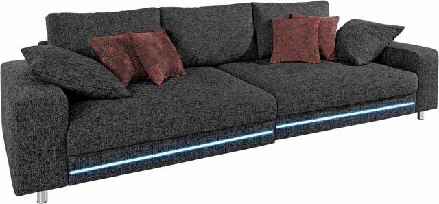 Nova Via Big Sofa, wahlweise mit Kaltschaum (140kg Belastung Sitz) und RGB LED Beleuchtung  - Onlineshop Otto